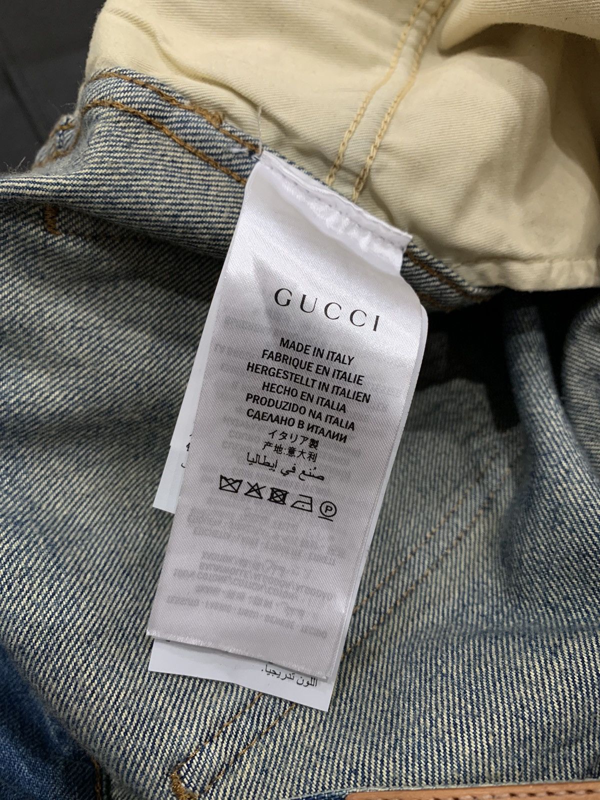 Gucci (New) FW16 kingsnake embroidered denim jeans Size US 30 / EU 46 - 12 Thumbnail