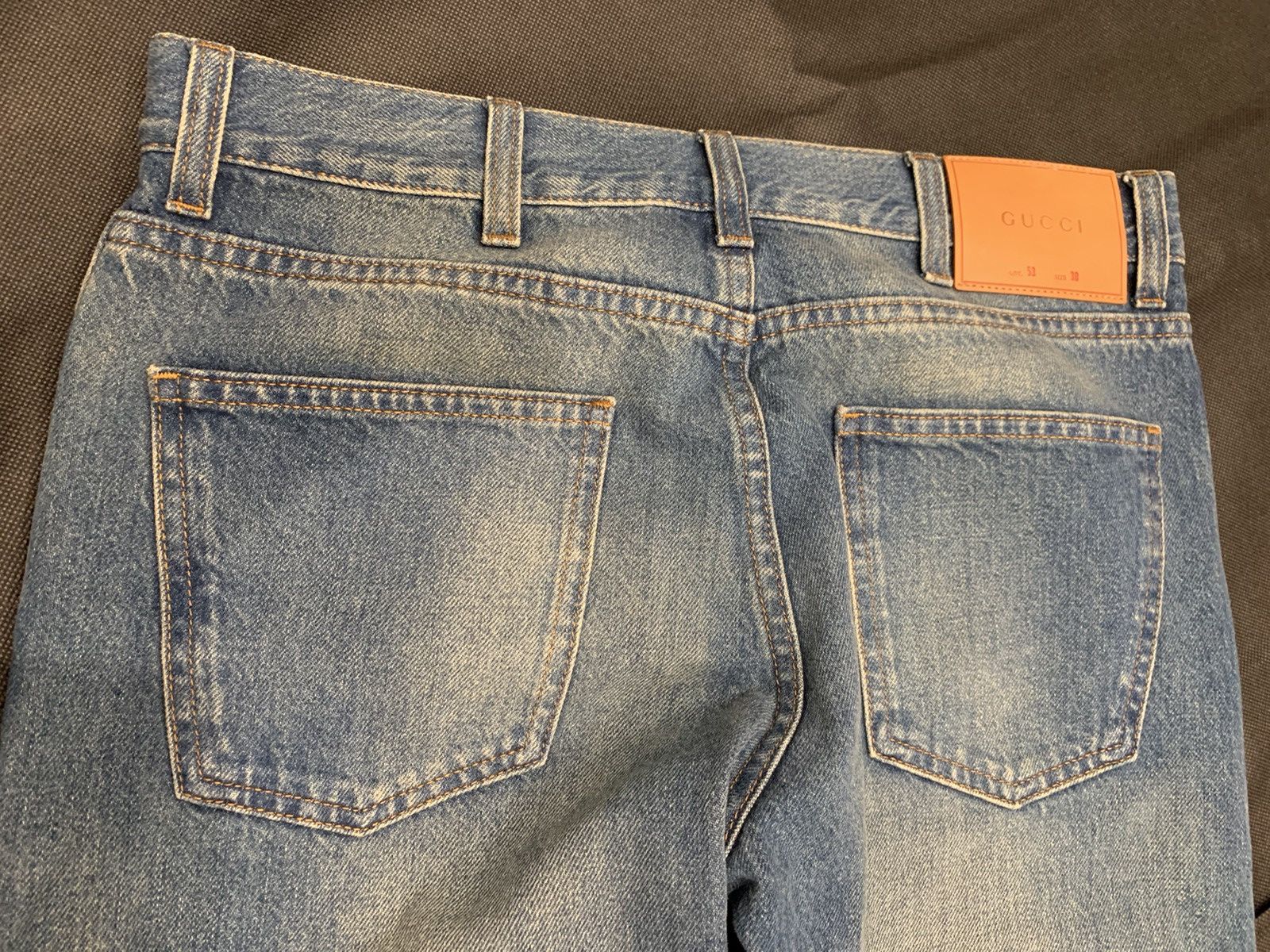 Gucci (New) FW16 kingsnake embroidered denim jeans Size US 30 / EU 46 - 9 Thumbnail