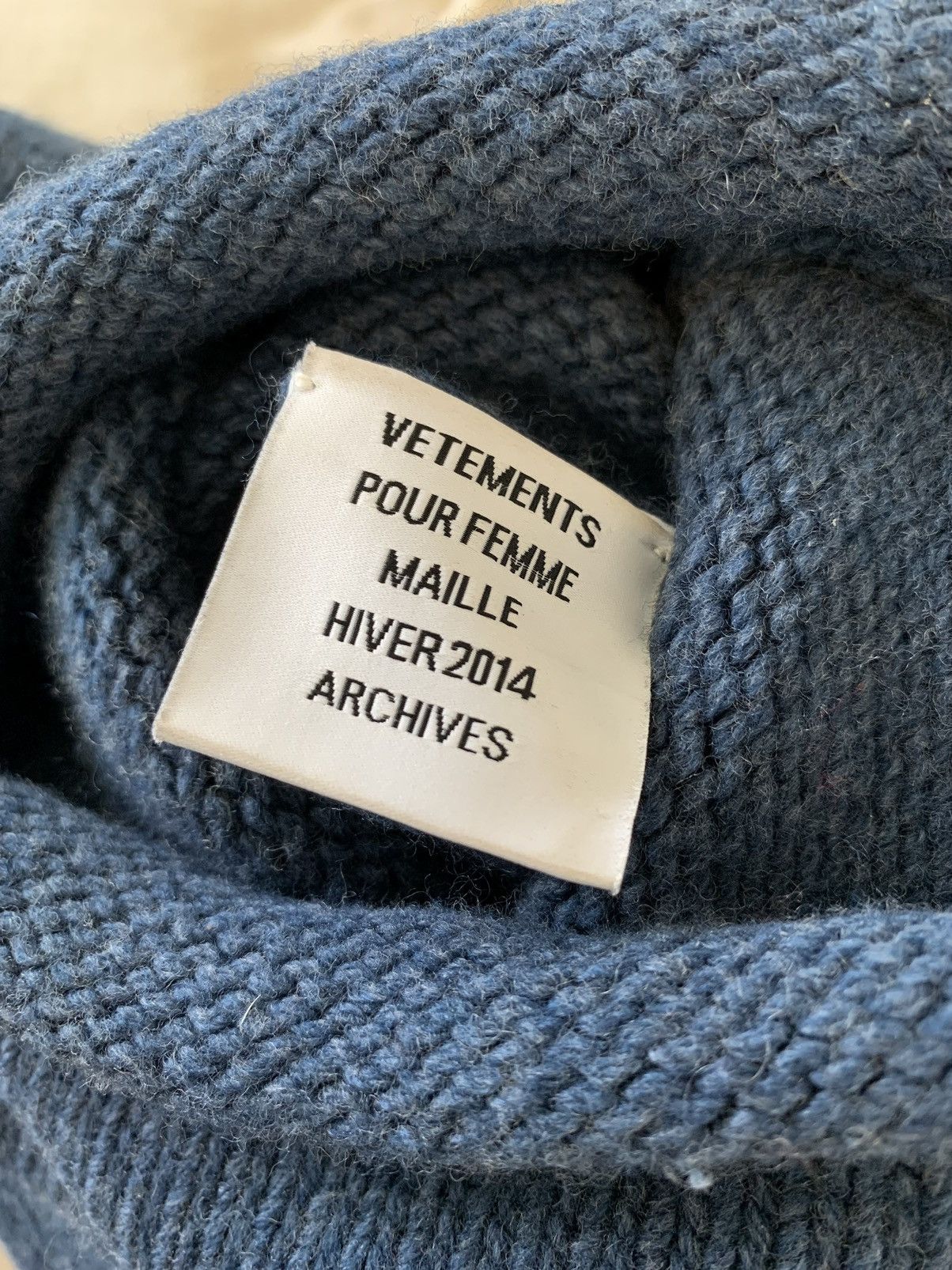 Vetements FW14 Season 1 superfine wool knit turtleneck (Achive) Size US M / EU 48-50 / 2 - 17 Thumbnail