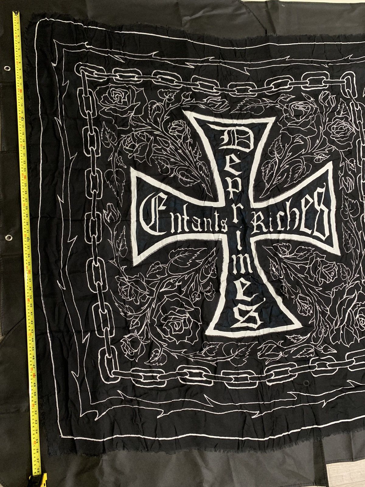 Enfants Riches Deprimes (New) SS’17 Large silk blanket scarf / Black / 1 of 10 Size ONE SIZE - 5 Thumbnail