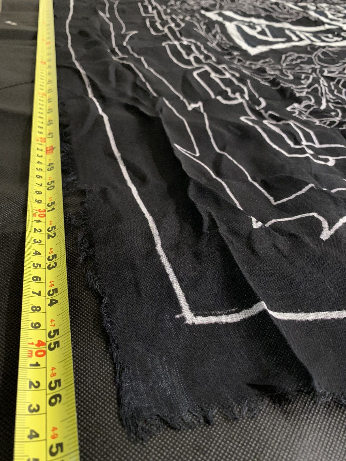 Enfants Riches Deprimes (New) SS’17 Large silk blanket scarf / Black / 1 of 10 Size ONE SIZE - 6 Thumbnail