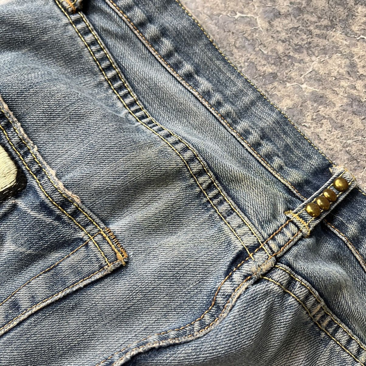 Ed Hardy VINTAGE Y2K ED HARDY CROSS IN MEMORY OF MOTHER JEANS 32x32 Size US 32 / EU 48 - 5 Thumbnail