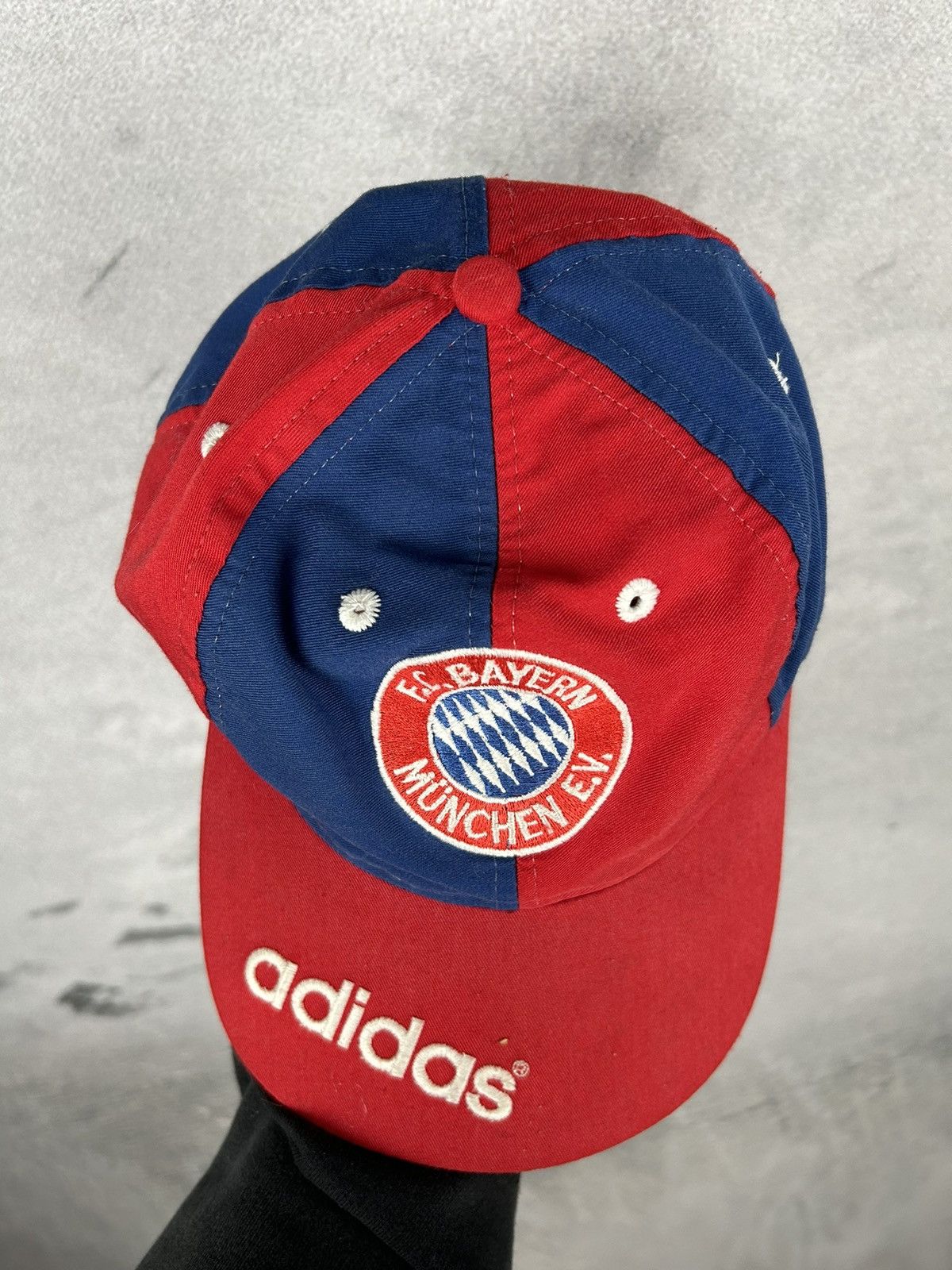 Vintage Vintage 90s Bayern Munchen Rare Cap Adidas Retro Soccer Size ONE SIZE - 2 Thumbnail