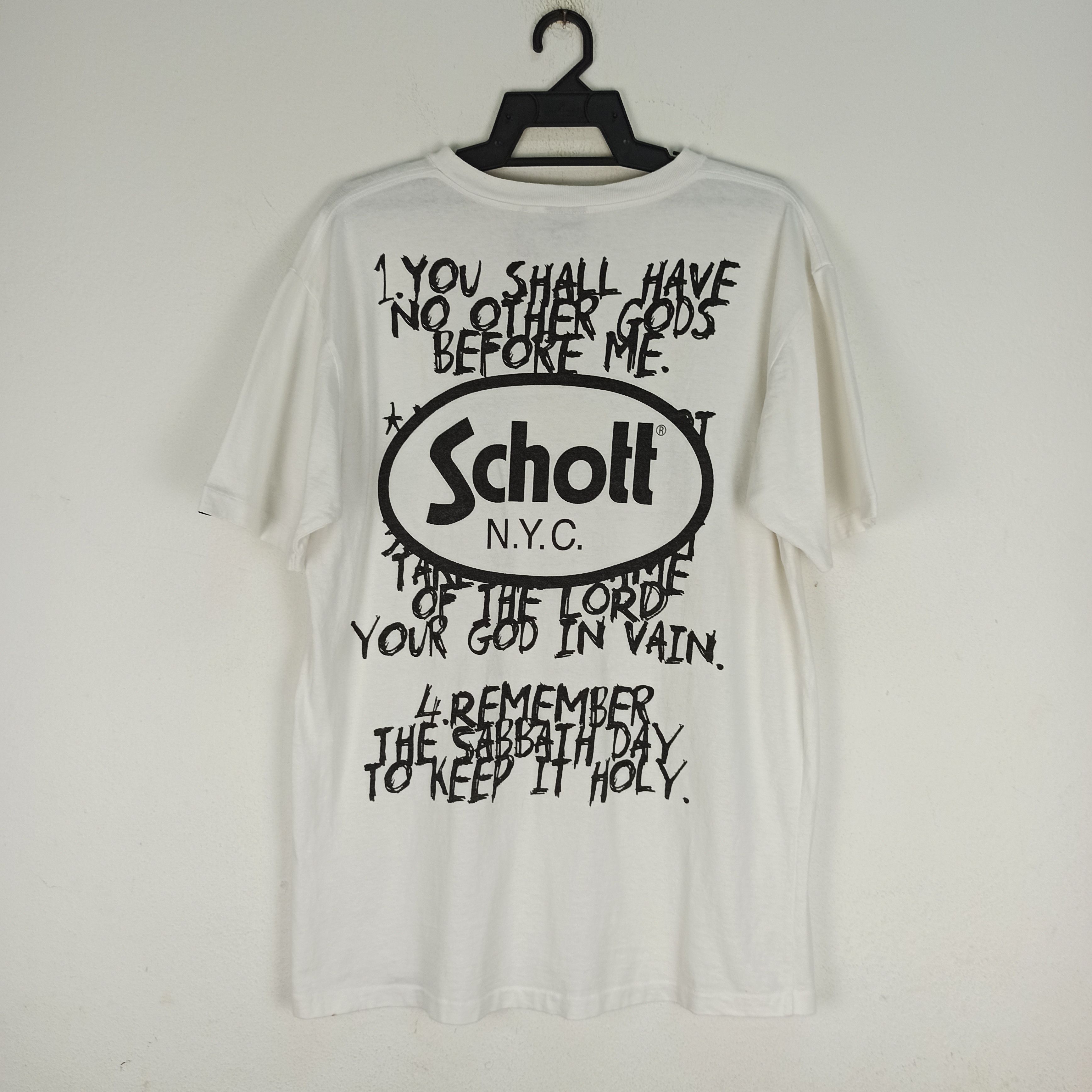 Schott 🔥STEALS🔥 Schott New York City Full Printed T-shirt Size US XL / EU 56 / 4 - 1 Thumbnail