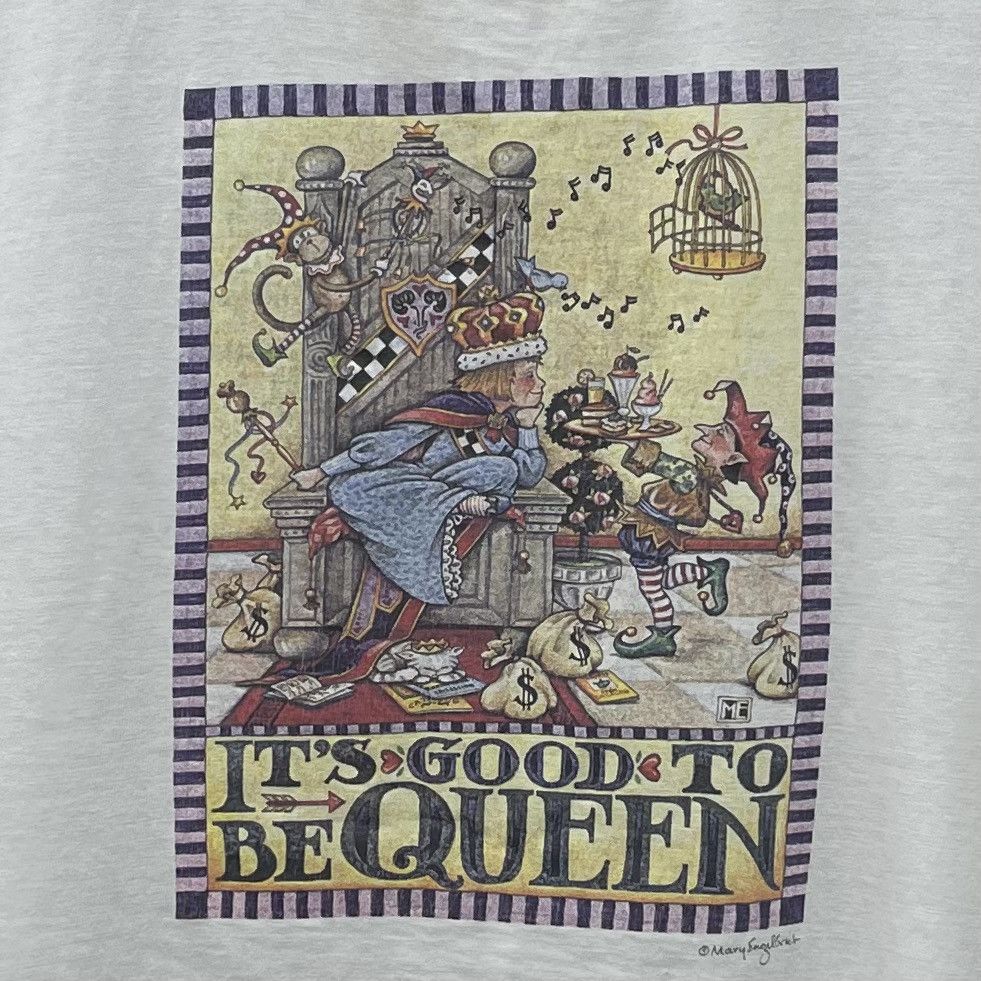 Cartoon Network Vintage 90s Stafford Blaine Designs It's Good To Be Queen Size US L / EU 52-54 / 3 - 2 Thumbnail