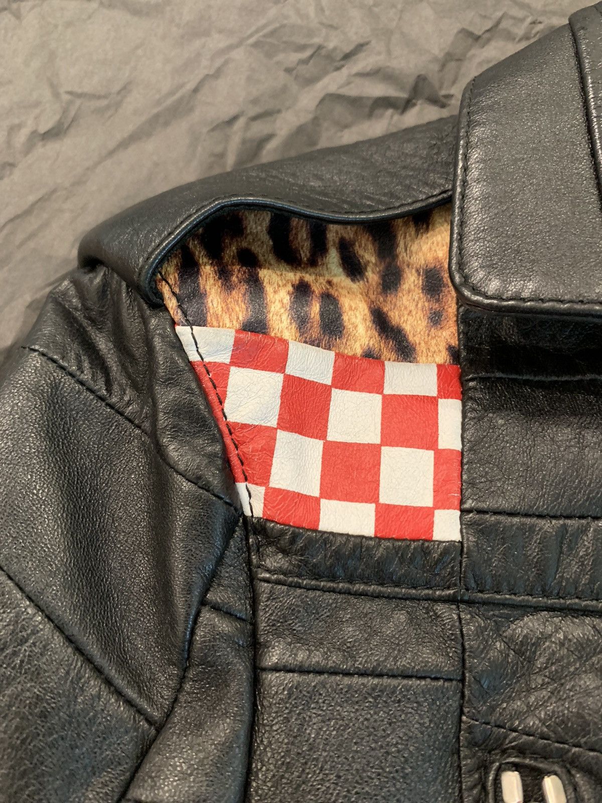 Hedi Slimane × Saint Laurent Paris New / SS’16 “Surf Sound” Patchwork Python Leather Jacket Size US XS / EU 42 / 0 - 6 Thumbnail