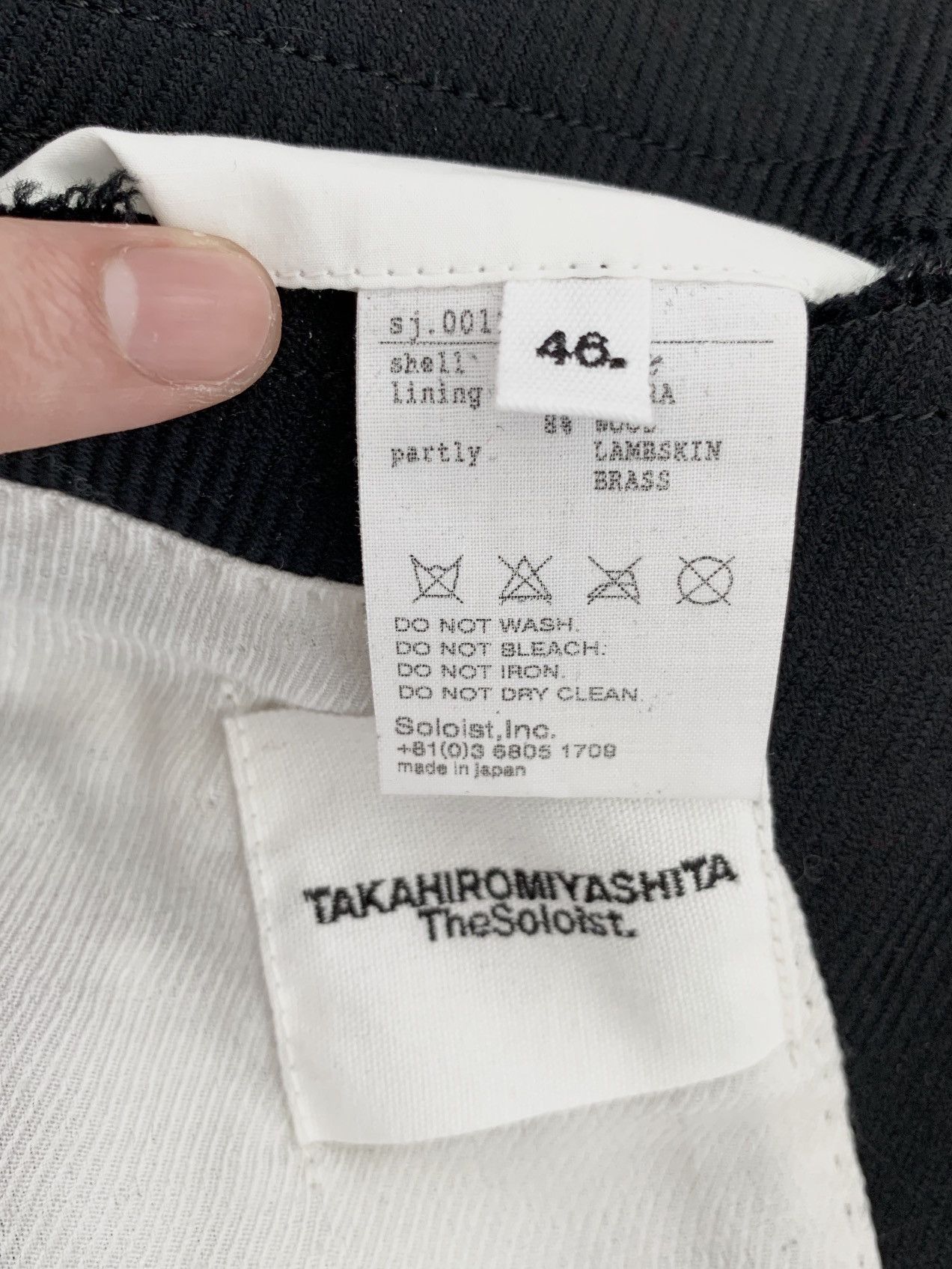 Takahiromiyashita The Soloist. (Archive) AW’15 Napoleon Jacket TheSoloist Size US S / EU 44-46 / 1 - 13 Thumbnail