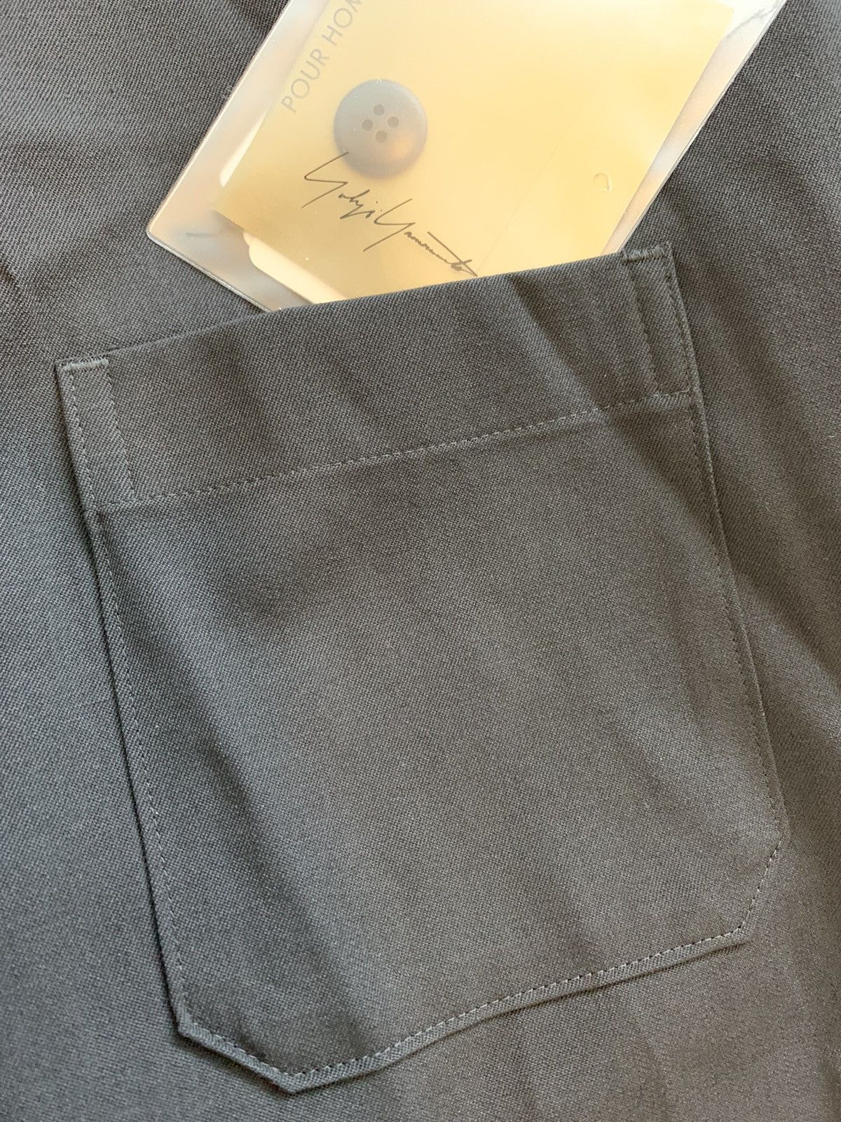 Yohji Yamamoto Pour Homme SS’16 Oversized wool gabardine shirt jacket Size US M / EU 48-50 / 2 - 10 Thumbnail