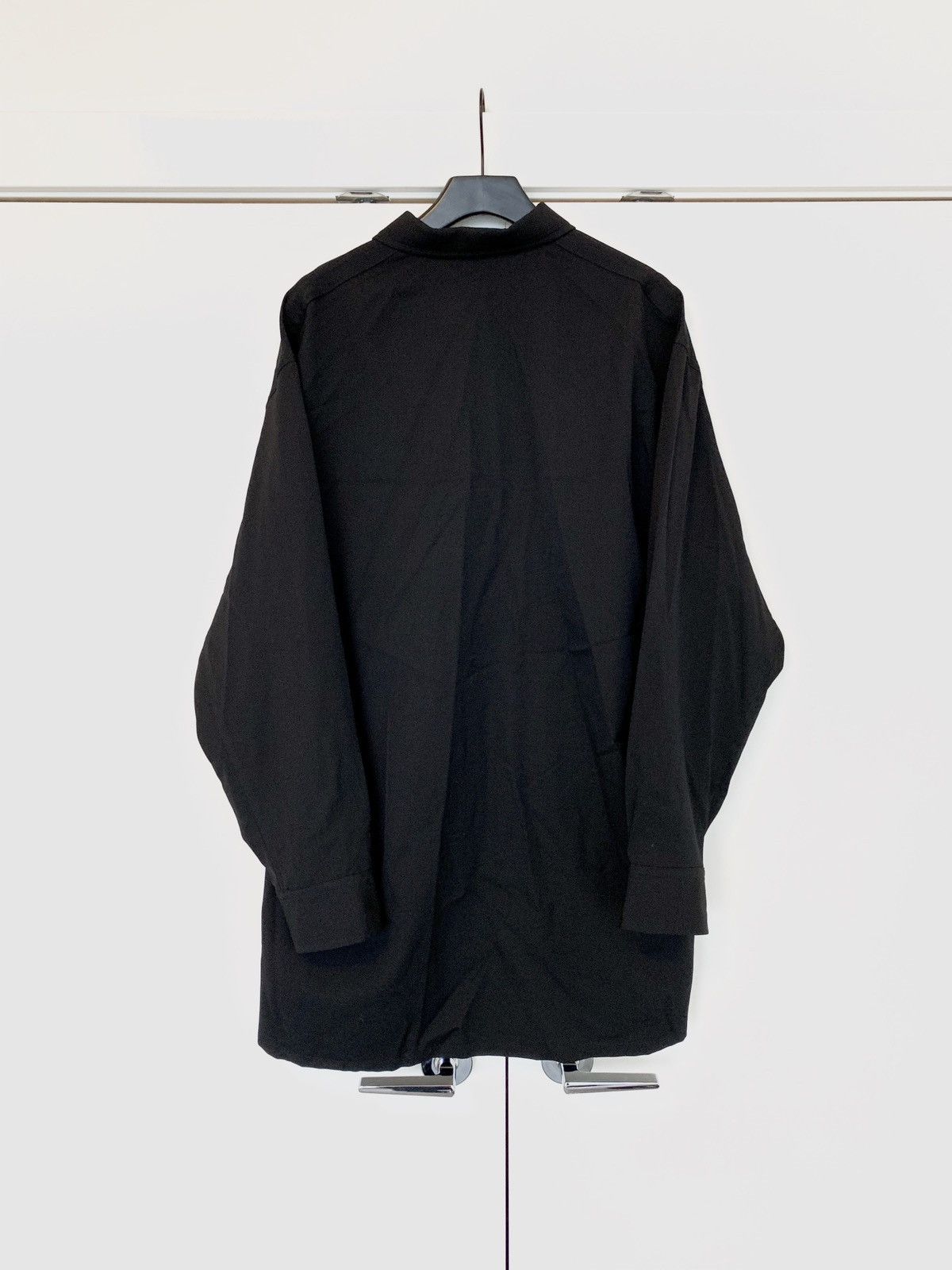 Yohji Yamamoto Pour Homme SS’16 Oversized wool gabardine shirt jacket Size US M / EU 48-50 / 2 - 5 Thumbnail