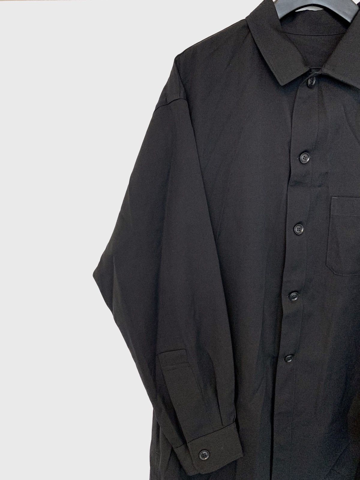 Yohji Yamamoto Pour Homme SS’16 Oversized wool gabardine shirt jacket Size US M / EU 48-50 / 2 - 3 Thumbnail