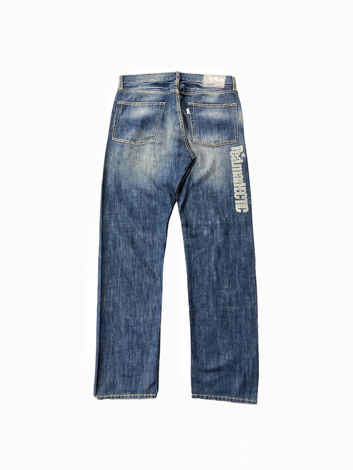 image of Hiroshi Fujiwara x Masterpiece 1990S Hectic By Real Madhectic Streetwear Archive in Stonewash (Size