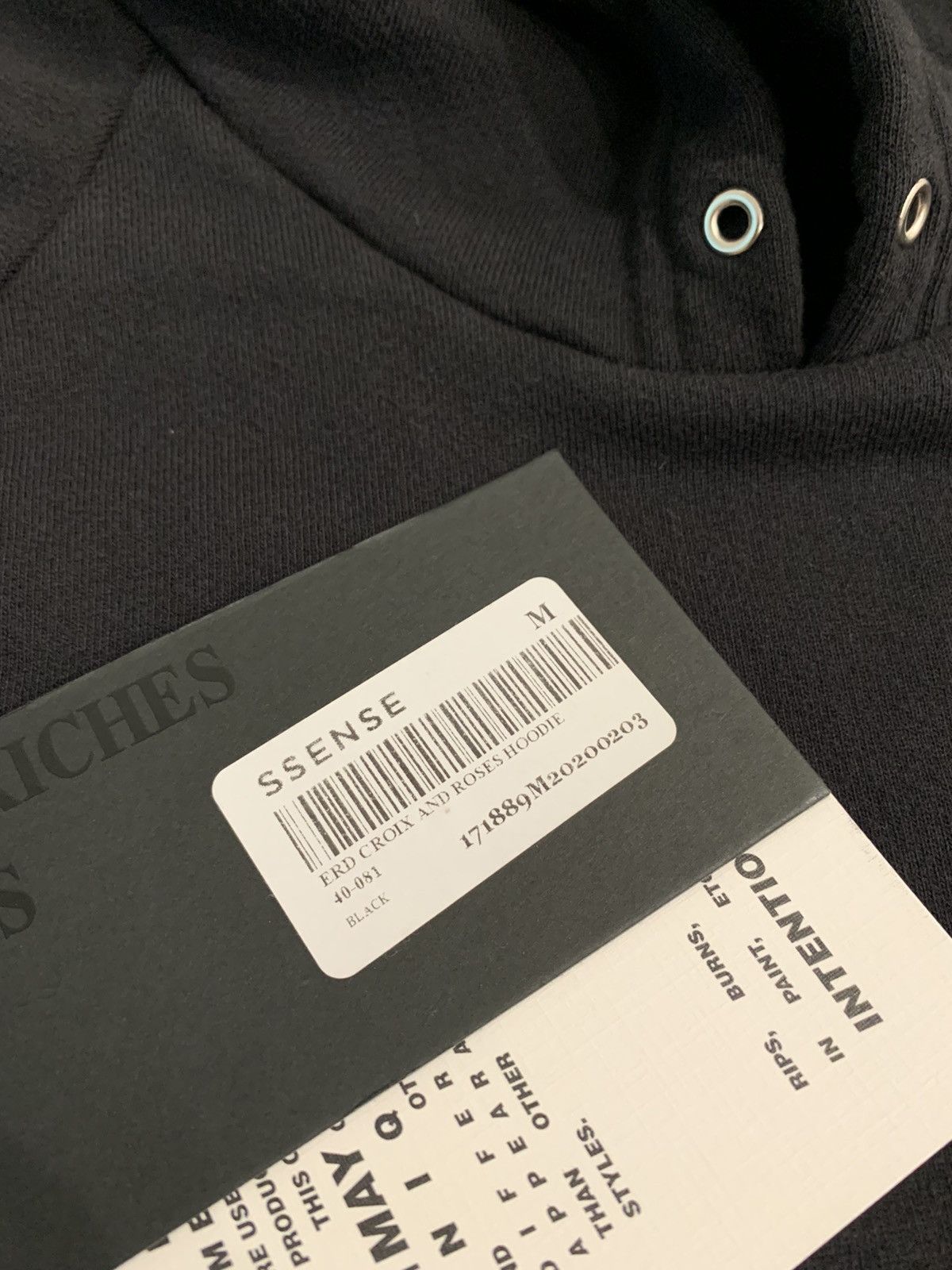 Enfants Riches Deprimes (NWT) Erd SS17 CROIX AVEC DES ROSES HOODIE Size US M / EU 48-50 / 2 - 4 Thumbnail