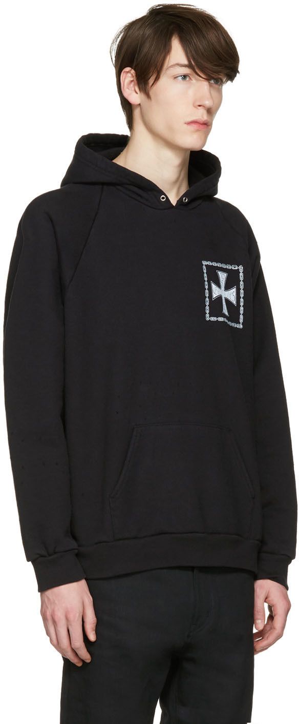 Enfants Riches Deprimes (NWT) Erd SS17 CROIX AVEC DES ROSES HOODIE Size US M / EU 48-50 / 2 - 14 Thumbnail