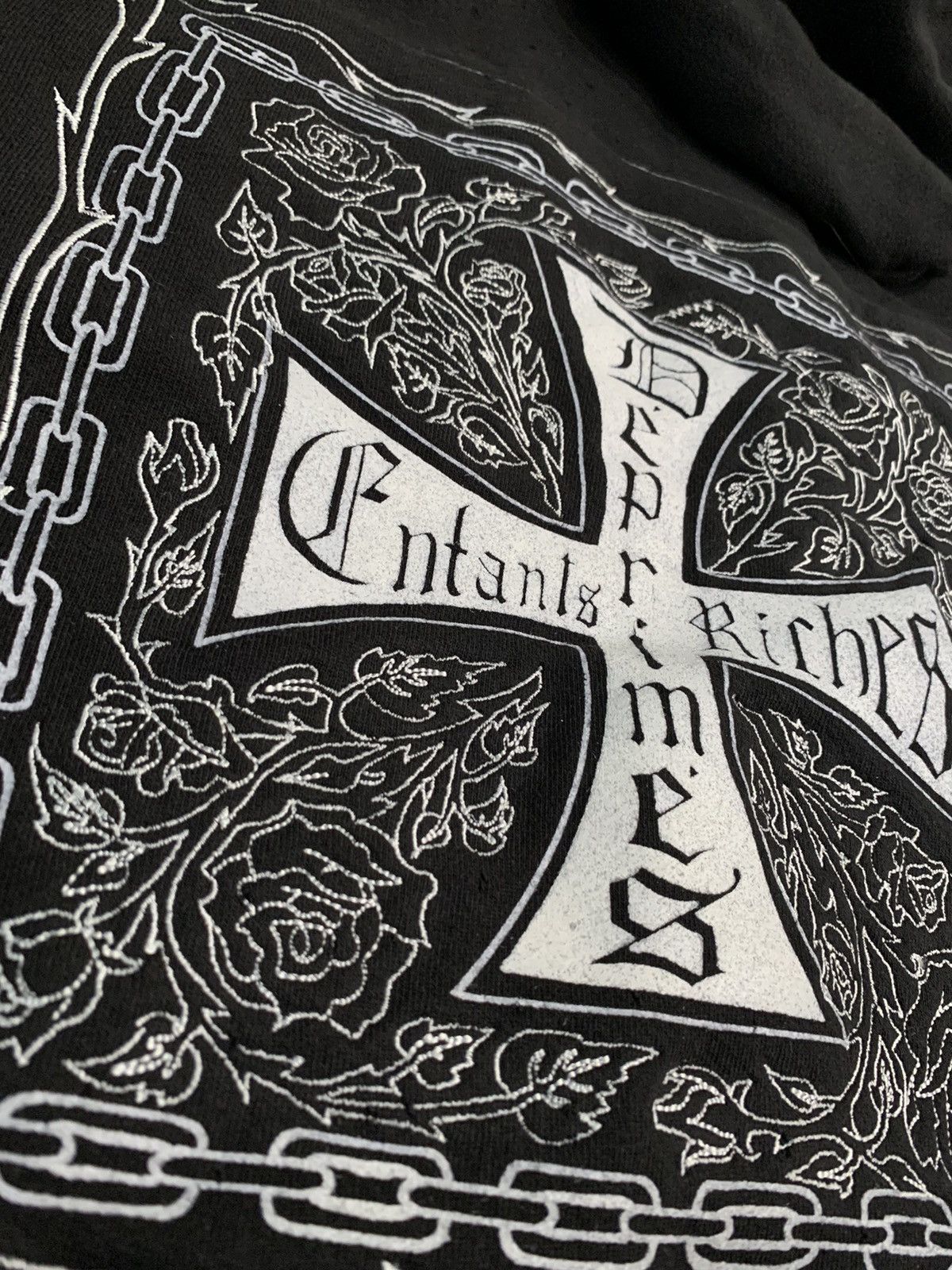 Enfants Riches Deprimes (NWT) Erd SS17 CROIX AVEC DES ROSES HOODIE Size US M / EU 48-50 / 2 - 7 Thumbnail