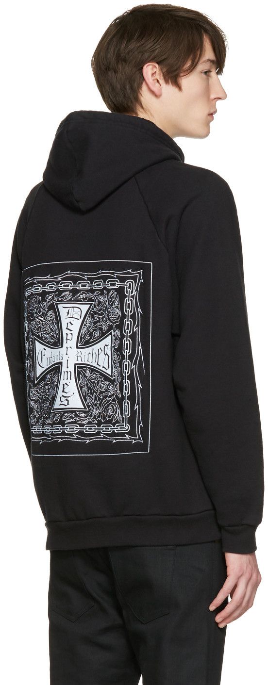 Enfants Riches Deprimes (NWT) Erd SS17 CROIX AVEC DES ROSES HOODIE Size US M / EU 48-50 / 2 - 15 Thumbnail