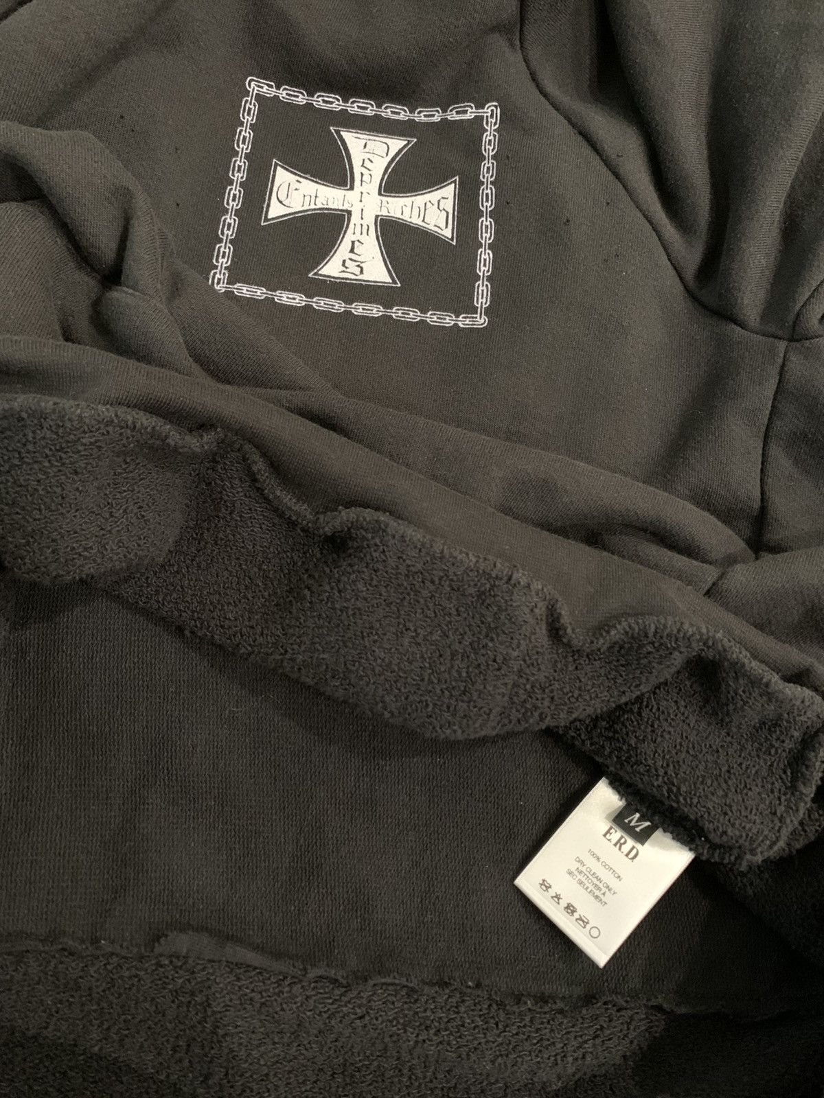 Enfants Riches Deprimes (NWT) Erd SS17 CROIX AVEC DES ROSES HOODIE Size US M / EU 48-50 / 2 - 9 Thumbnail