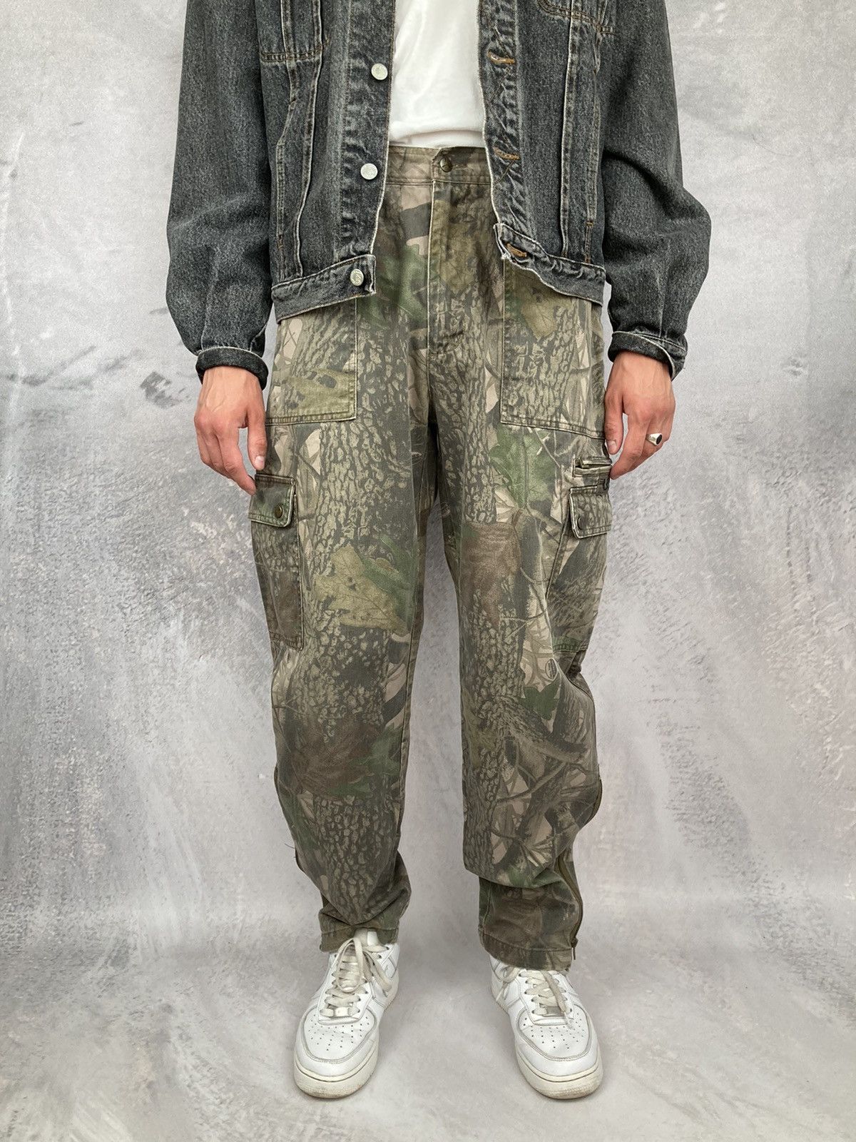 Other Vintage Military U.S. Air Rare Real Tree Cargo Pants Size US 34 / EU 50 - 3 Thumbnail