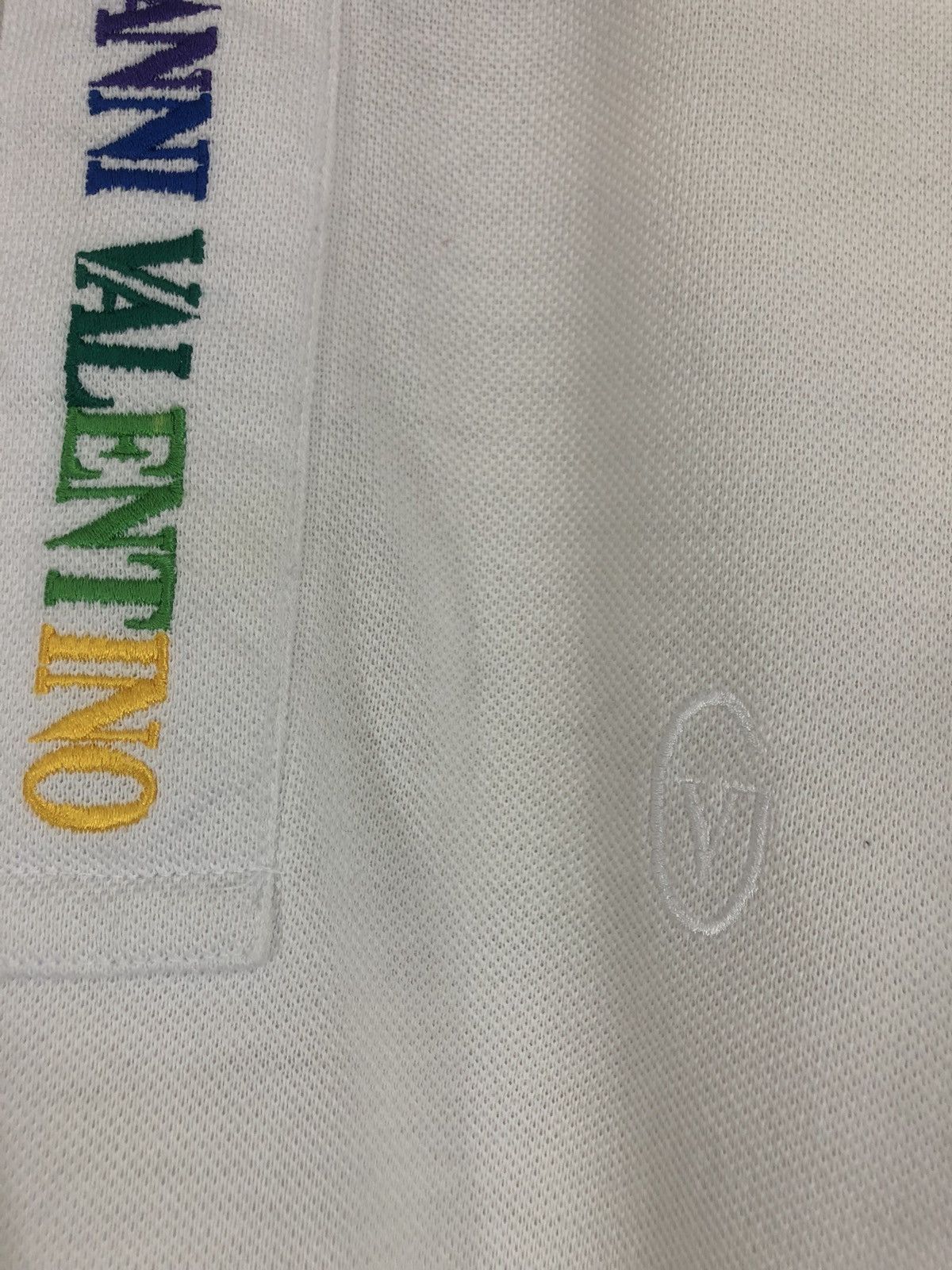 Valentino Gianni Valentino Colourful Embroidered Polo Shirt Size US M / EU 48-50 / 2 - 6 Thumbnail