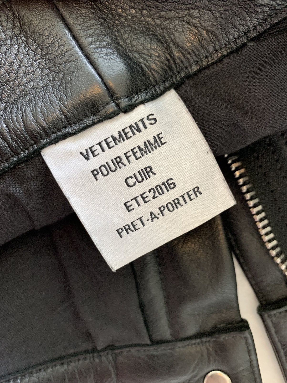 Vetements (Runway) SS16 Reworked leather trousers Size US 30 / EU 46 - 13 Thumbnail