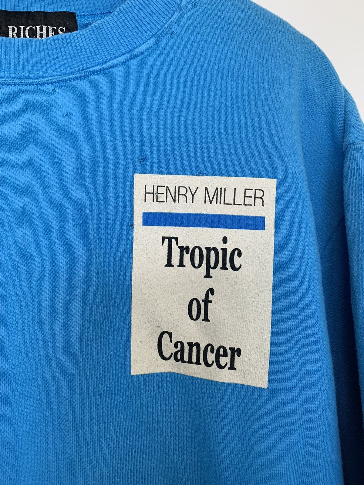 Enfants Riches Deprimes (NWT) Erd SS17 Henry Miller Tropic of Cancer sweatshirt Size US M / EU 48-50 / 2 - 3 Thumbnail
