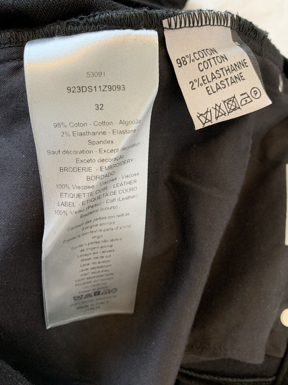Dior × Kaws (NWT)Kim Jones Dior x Kaws bee embroidered denim jeans Size US 32 / EU 48 - 15 Thumbnail