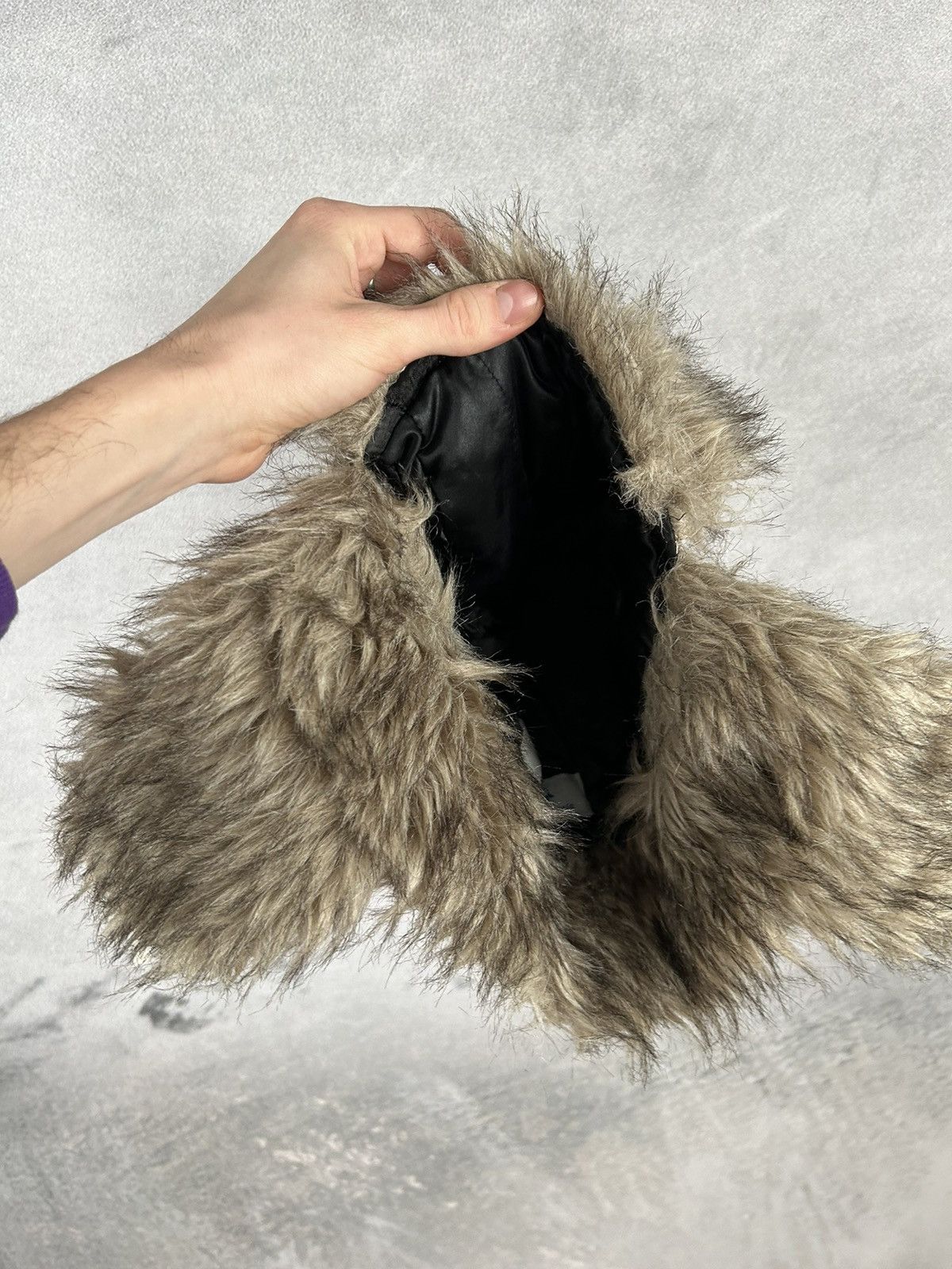 Japanese Brand × Vintage Vintage Ushanka Mohair Alternative Hat Hype Streetwear Rare Size ONE SIZE - 5 Thumbnail