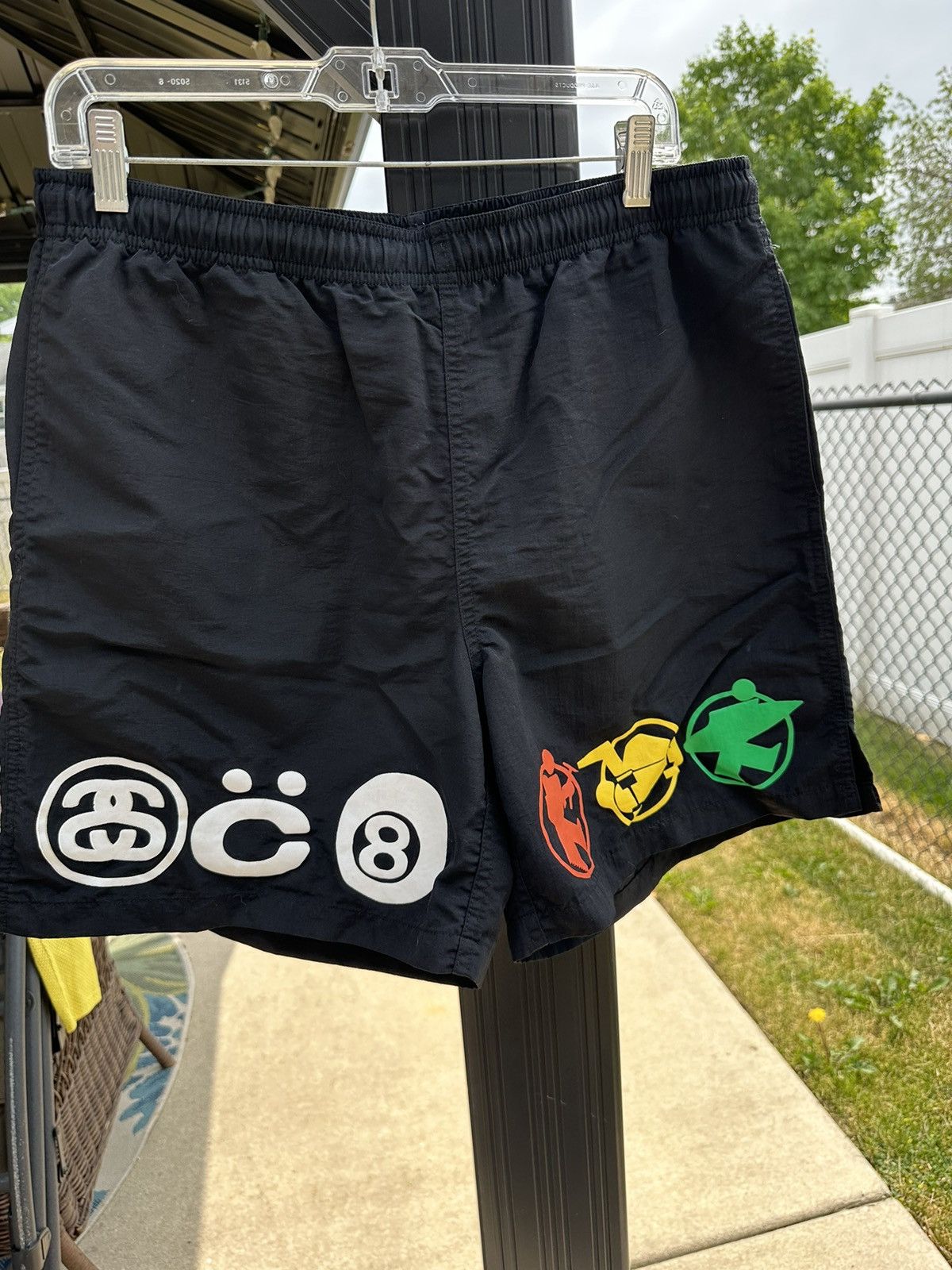 関税込★Stussy x Cactus Plant Flea Market Icon Water Shorts Cactus Plant Flea Market Stussy Swim Shorts – Justin Reed