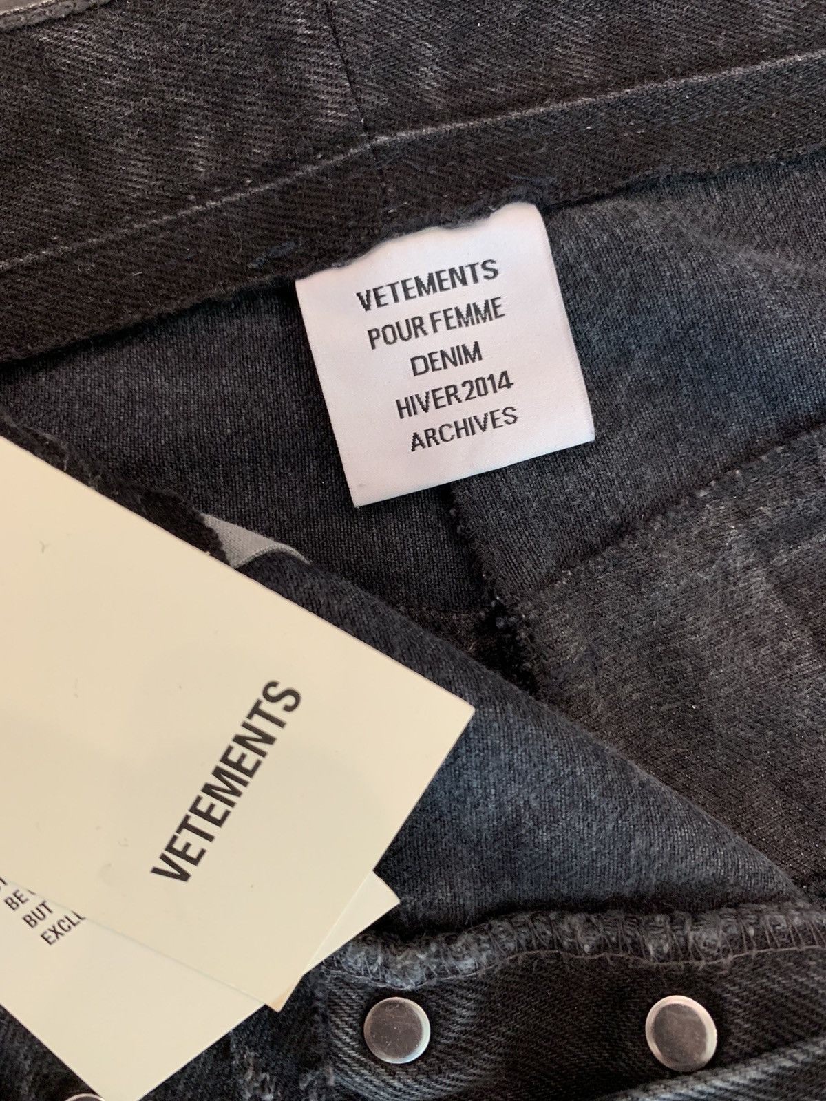 Vetements AW’14 Season 1 Artisanal Denim Pants Size 30" / US 8 / IT 44 - 13 Thumbnail
