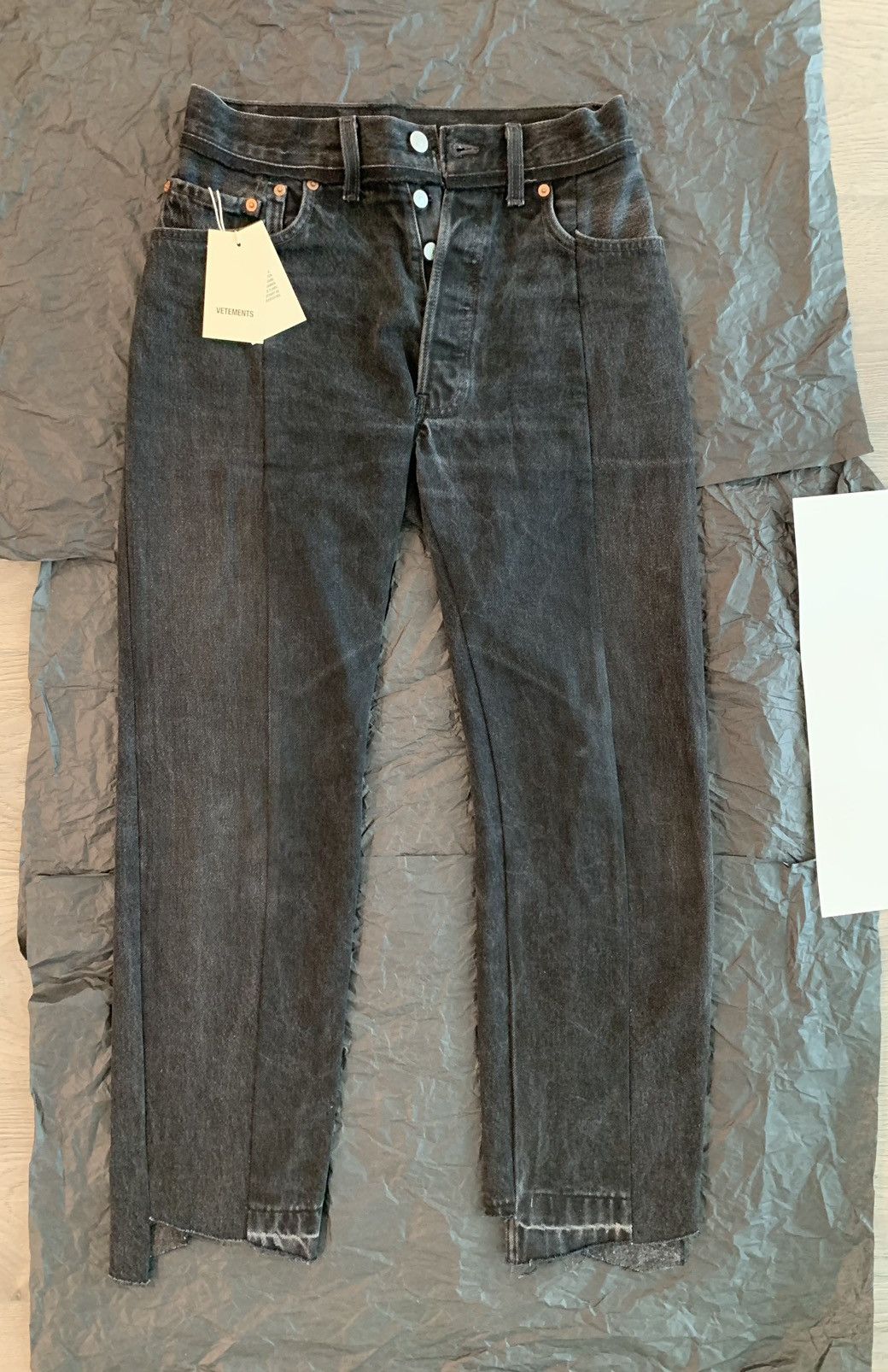 Vetements AW’14 Season 1 Artisanal Denim Pants Size 30" / US 8 / IT 44 - 3 Thumbnail