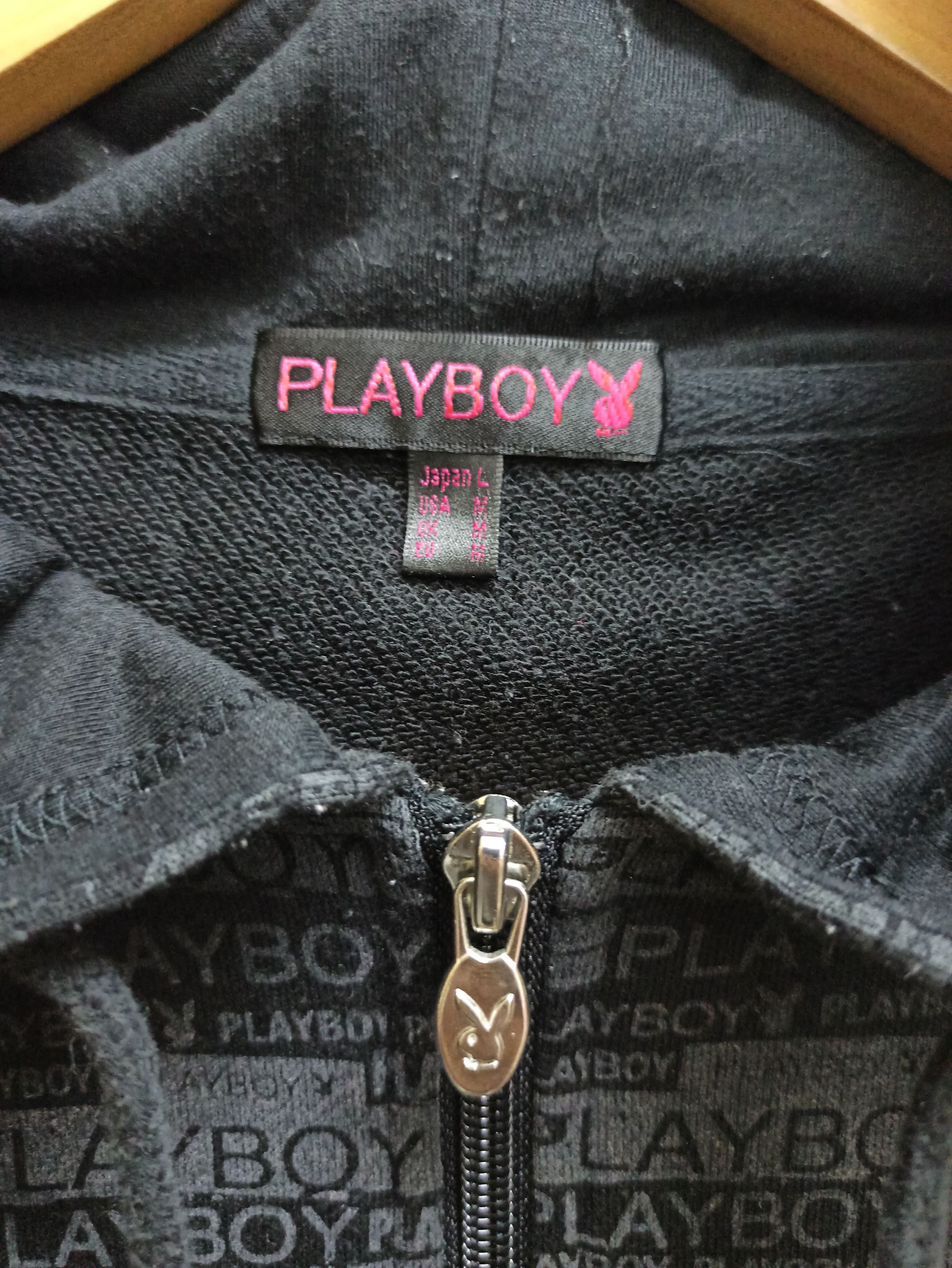 Playboy Vintage Playboy Monogram Logo Special Hoodie Zipper (c36) Size US M / EU 48-50 / 2 - 7 Thumbnail