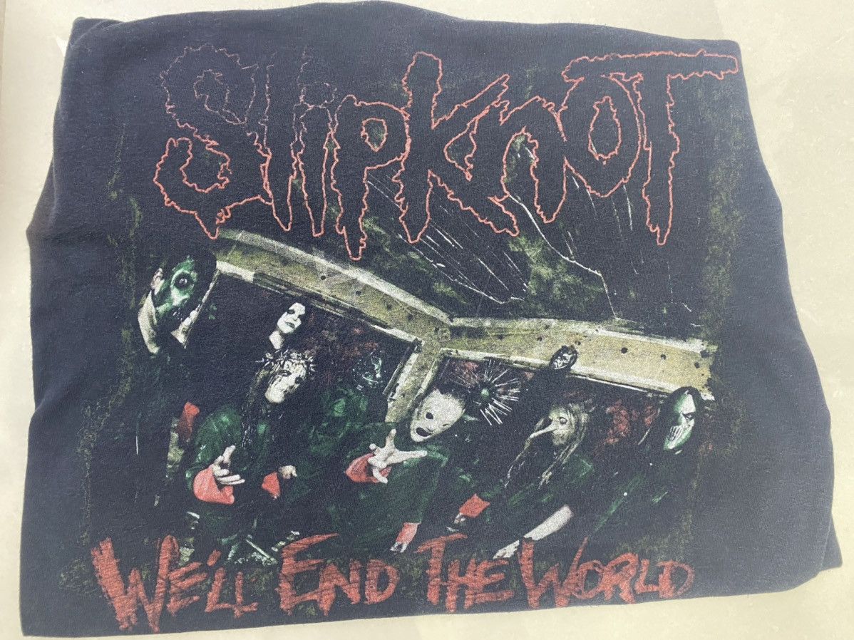 Band Tees × Slipknot × Vintage VTG '08 Slipknot All Hope is Gone Tour Heavy Metal T-shirt Size US M / EU 48-50 / 2 - 5 Thumbnail