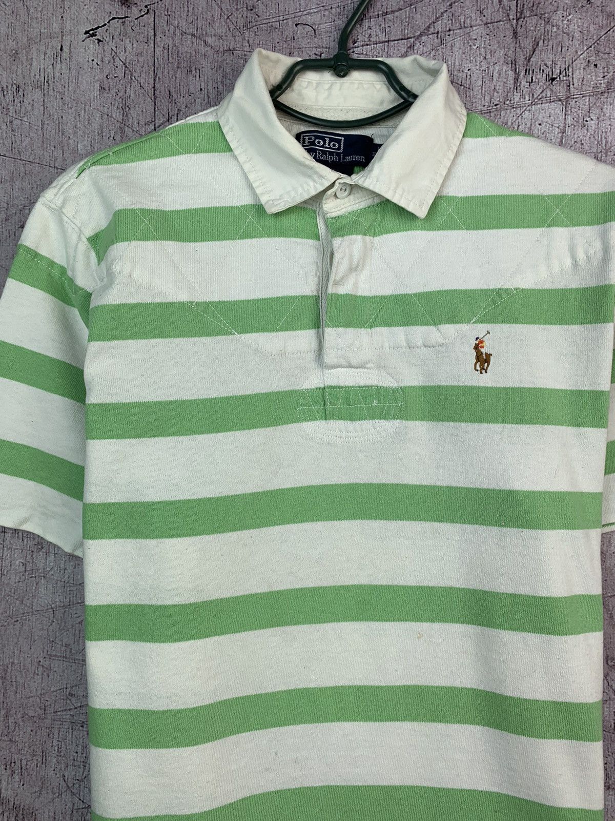 Polo Ralph Lauren × Vintage Vintage Polo Ralph Lauren Striped Polo Size US M / EU 48-50 / 2 - 3 Thumbnail