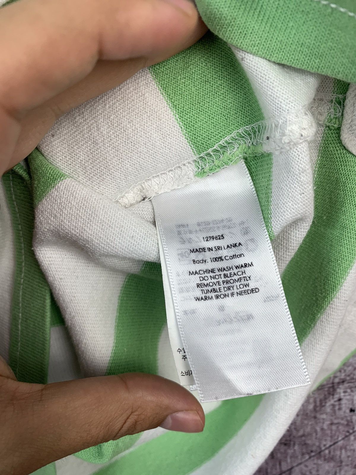 Polo Ralph Lauren × Vintage Vintage Polo Ralph Lauren Striped Polo Size US M / EU 48-50 / 2 - 5 Thumbnail