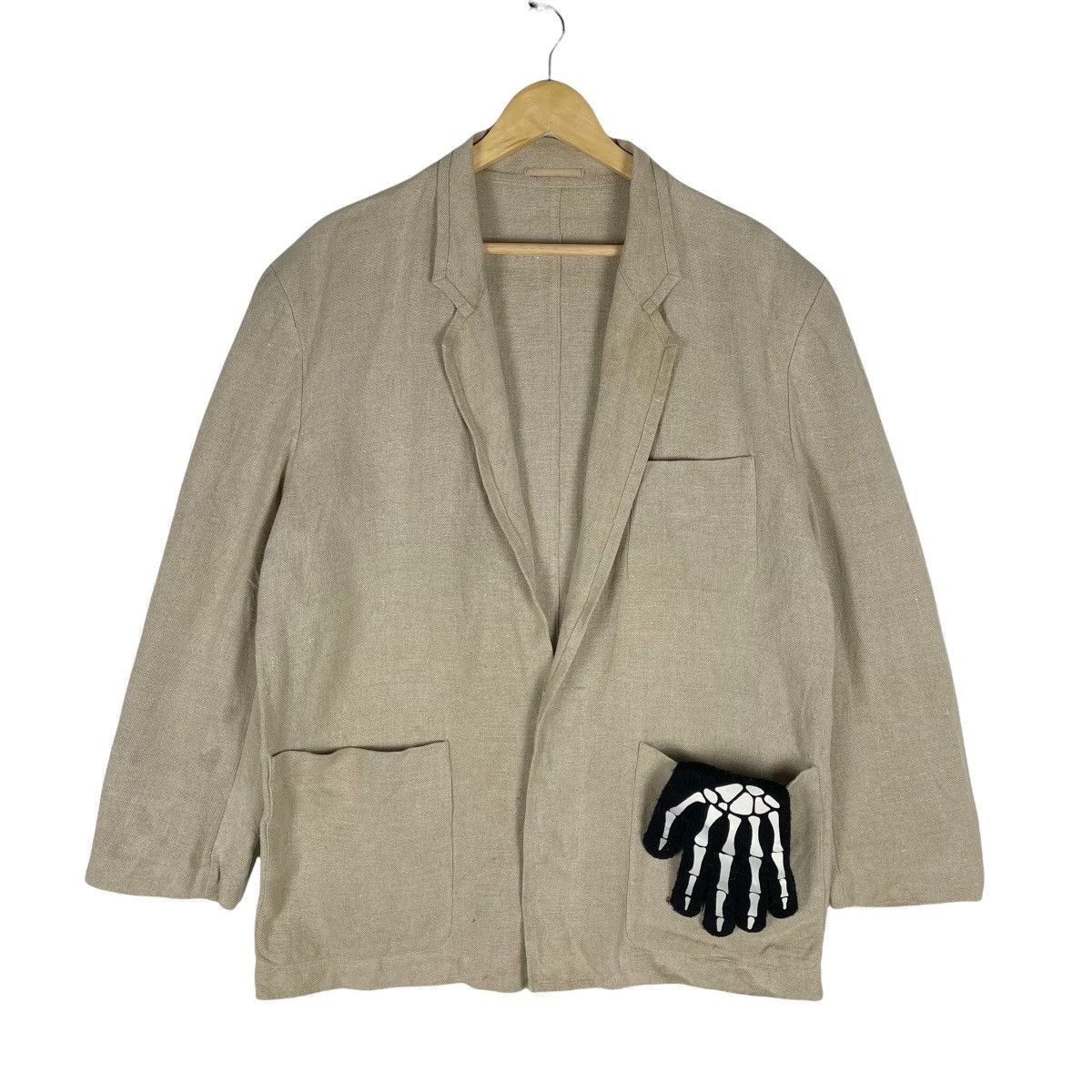 Comme des Garcons Homme 🔥80s CDG Homme Linen Chore Jacket Size US M / EU 48-50 / 2 - 1 Thumbnail
