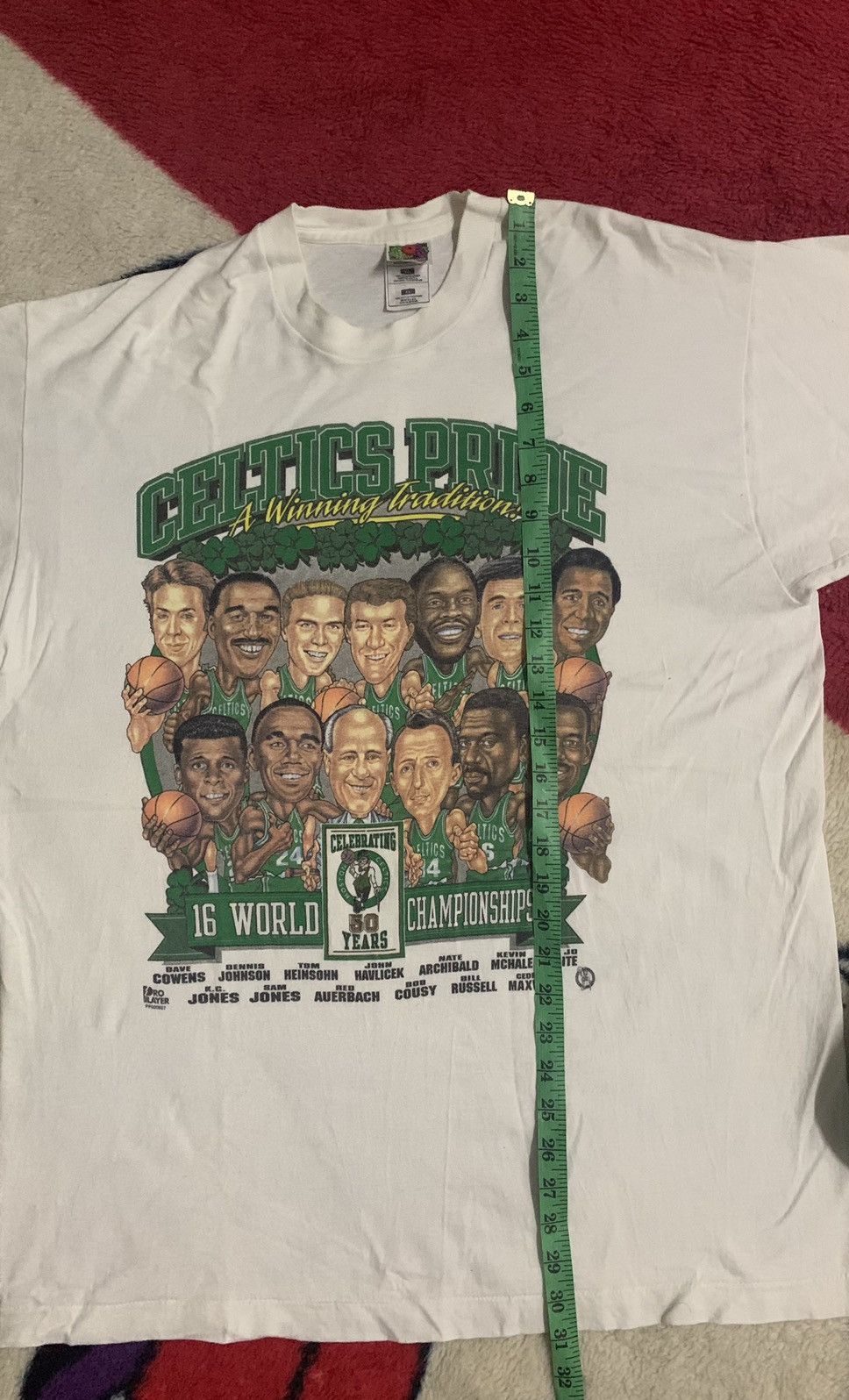 NBA 90s BOSTON CELTIC SHIRT Size US XL / EU 56 / 4 - 4 Thumbnail