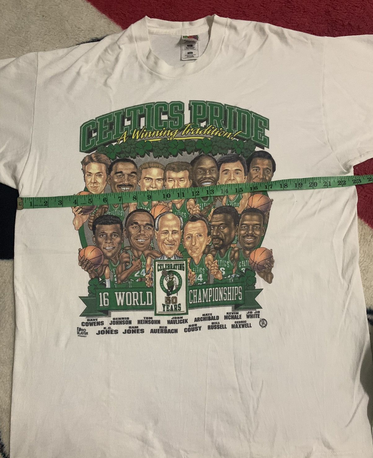 NBA 90s BOSTON CELTIC SHIRT Size US XL / EU 56 / 4 - 5 Thumbnail