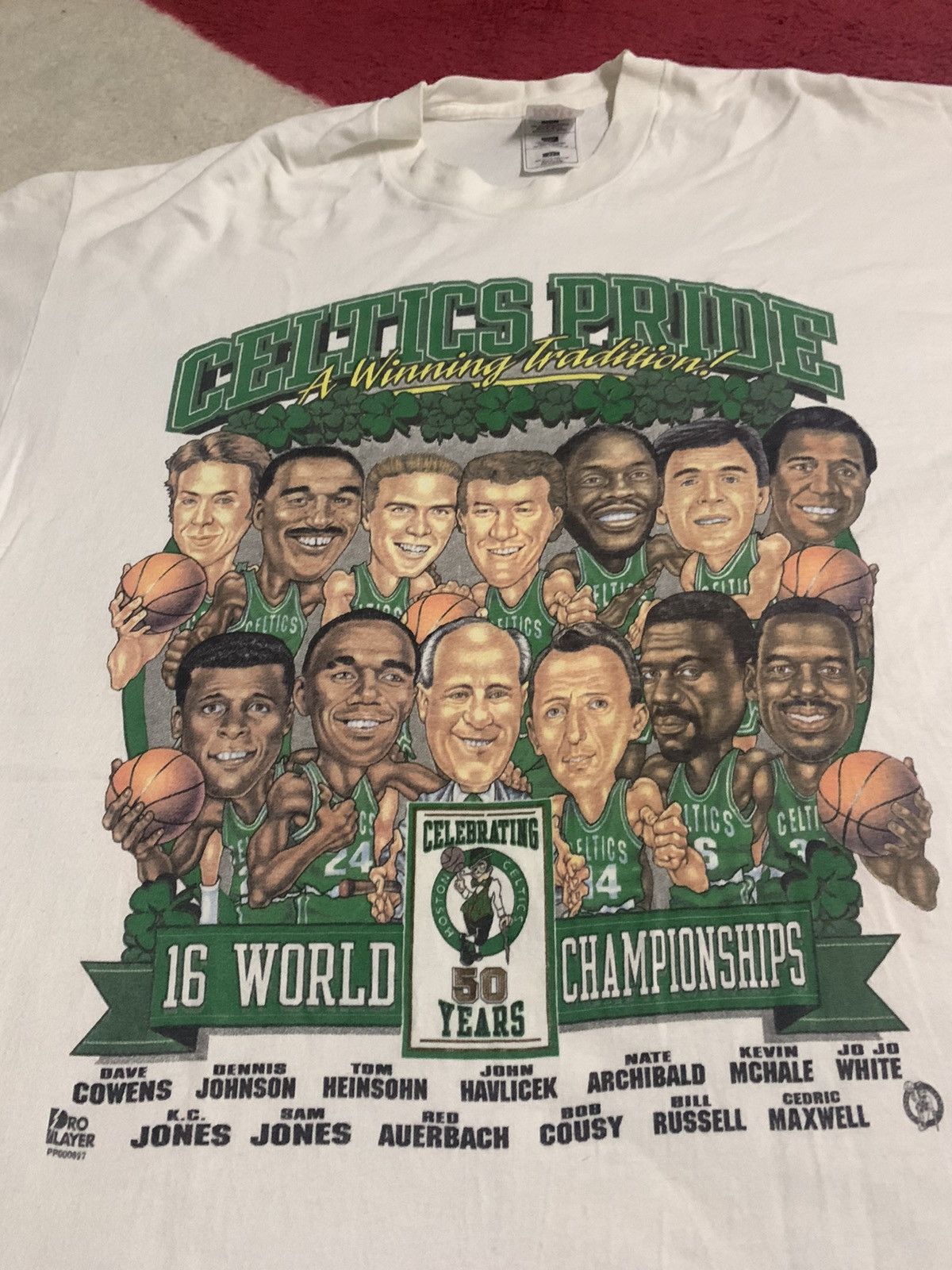 NBA 90s BOSTON CELTIC SHIRT Size US XL / EU 56 / 4 - 2 Thumbnail