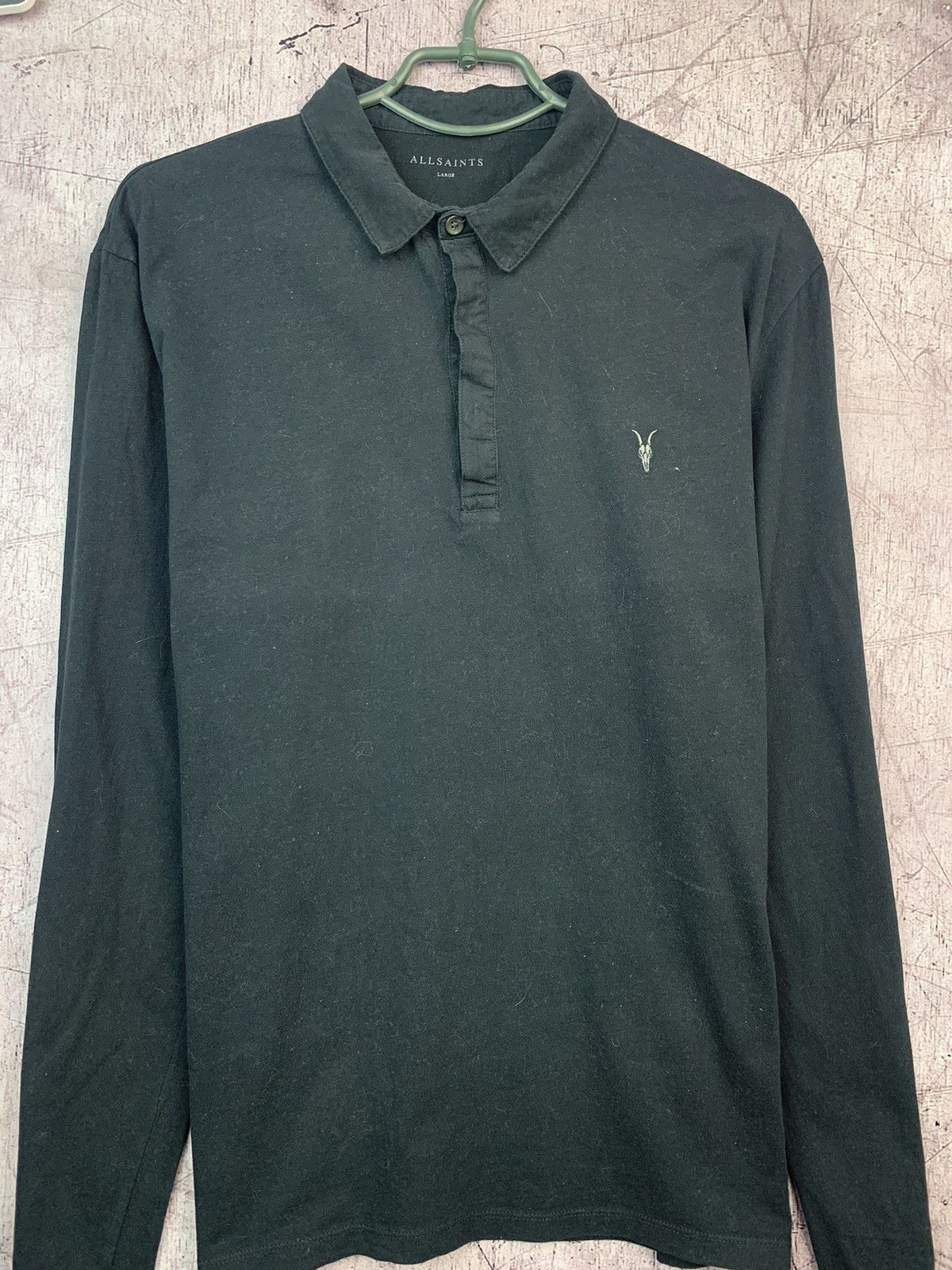 Allsaints Allsaints Mens Brace Long Sleeve Polo Size US L / EU 52-54 / 3 - 3 Thumbnail