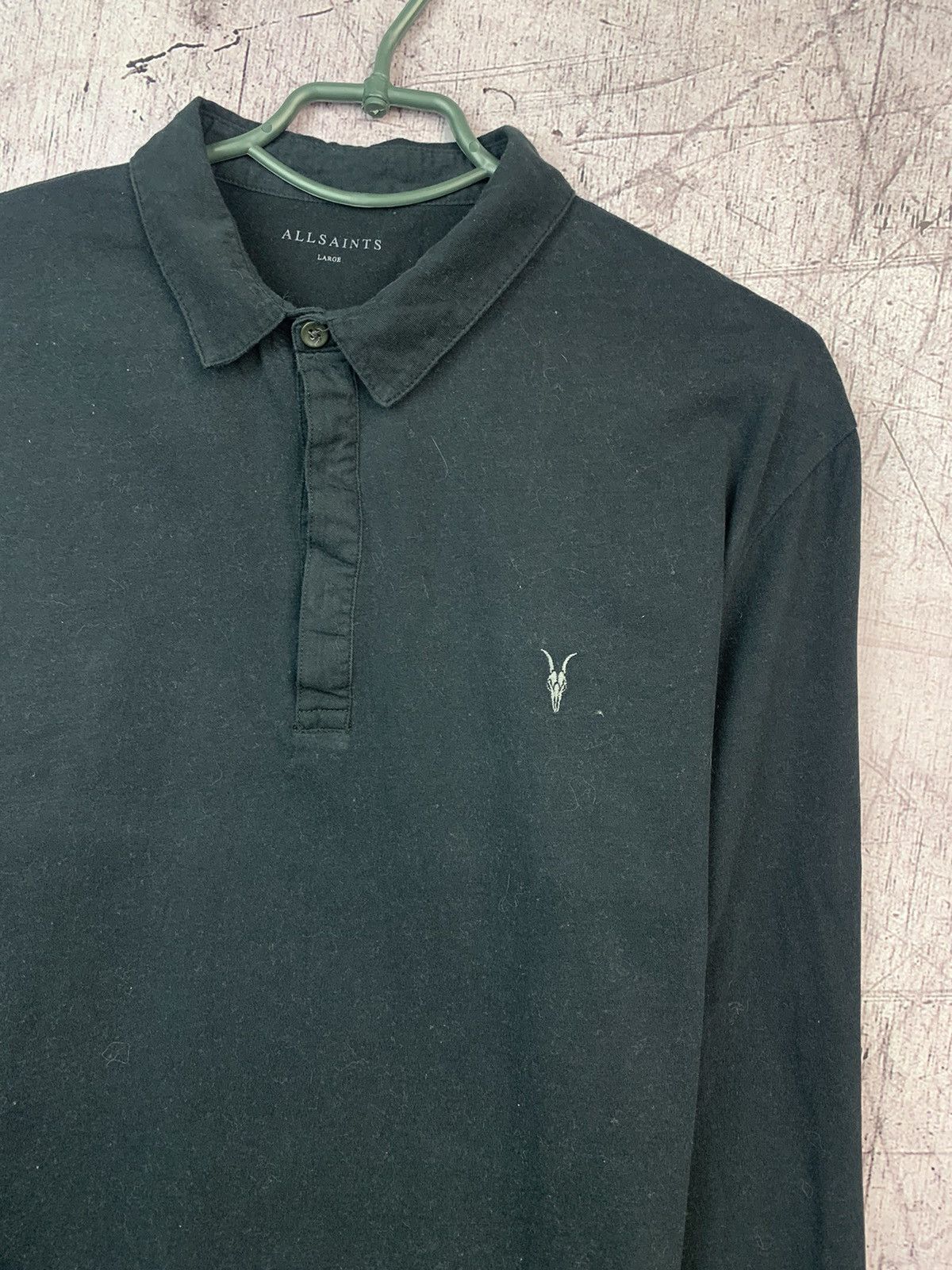 Allsaints Allsaints Mens Brace Long Sleeve Polo Size US L / EU 52-54 / 3 - 4 Thumbnail