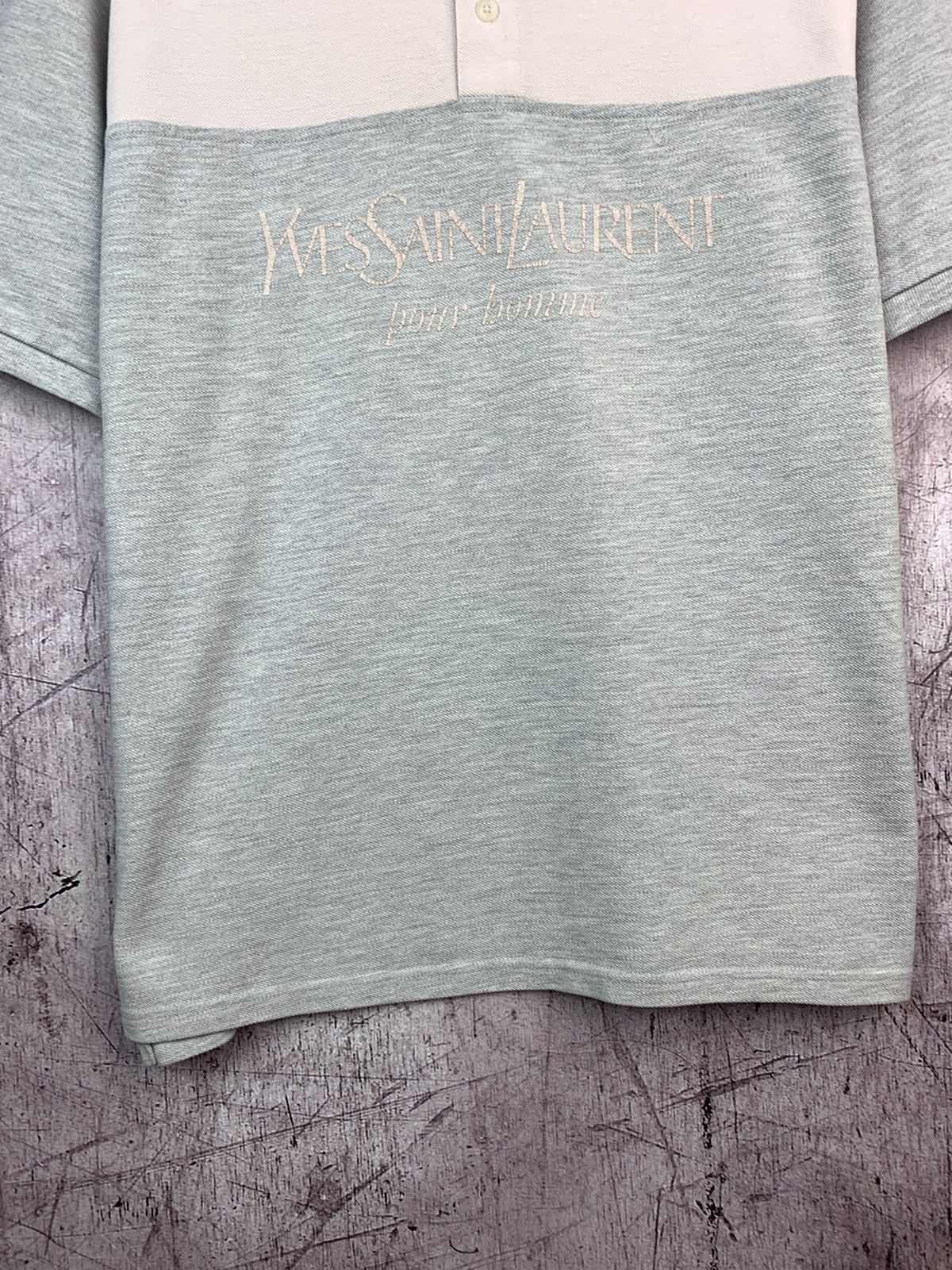 Yves Saint Laurent Yves Saint Laurent Vintage Mens Polo Shirt Size US XL / EU 56 / 4 - 4 Thumbnail