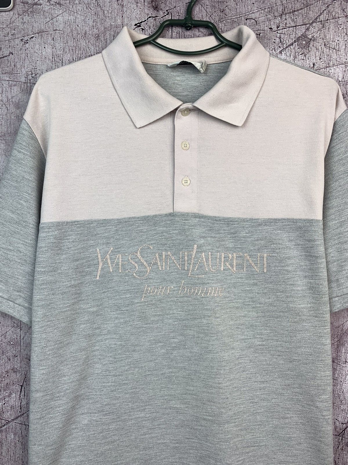 Yves Saint Laurent Yves Saint Laurent Vintage Mens Polo Shirt Size US XL / EU 56 / 4 - 5 Thumbnail