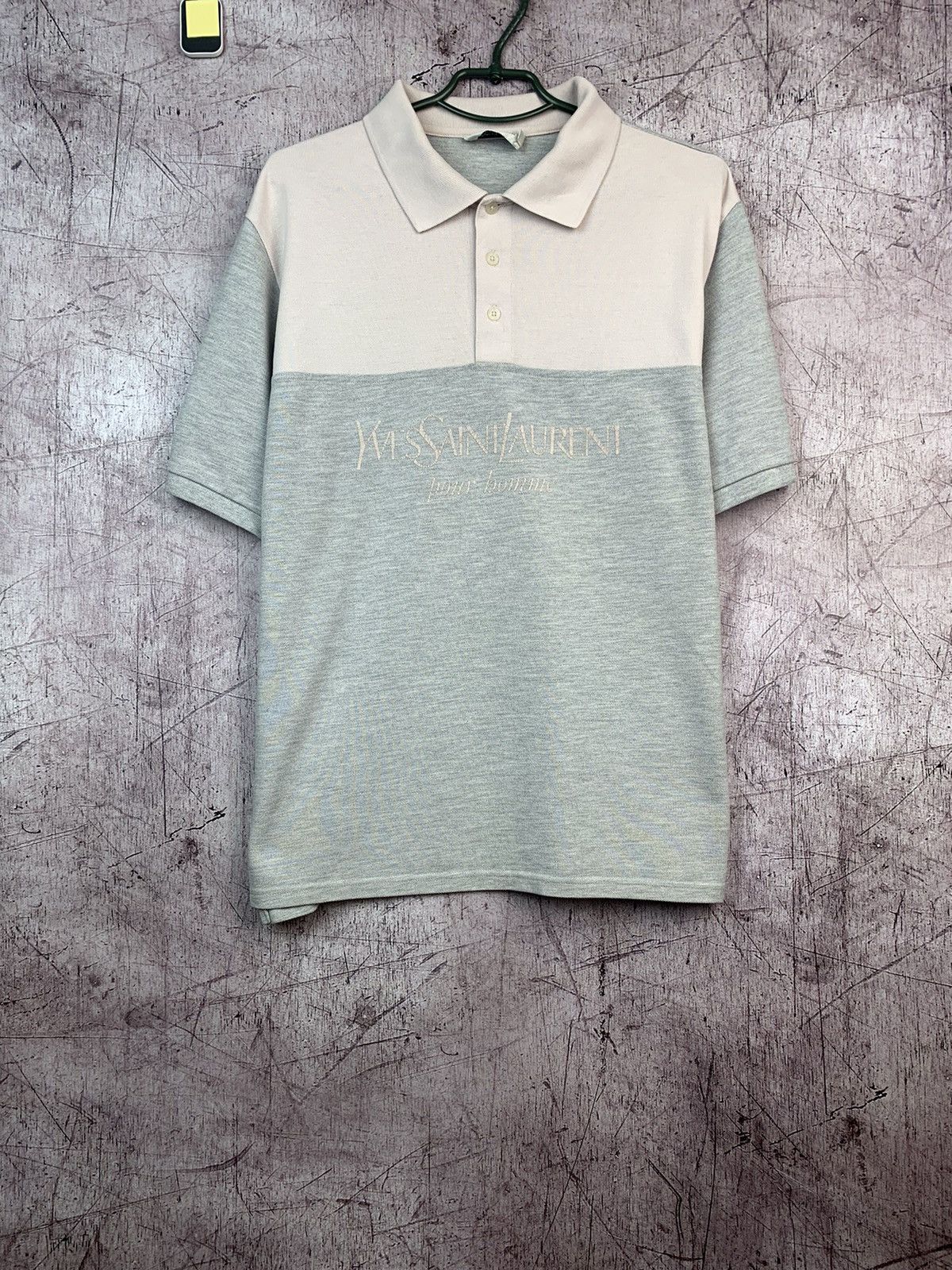 Yves Saint Laurent Yves Saint Laurent Vintage Mens Polo Shirt Size US XL / EU 56 / 4 - 1 Thumbnail