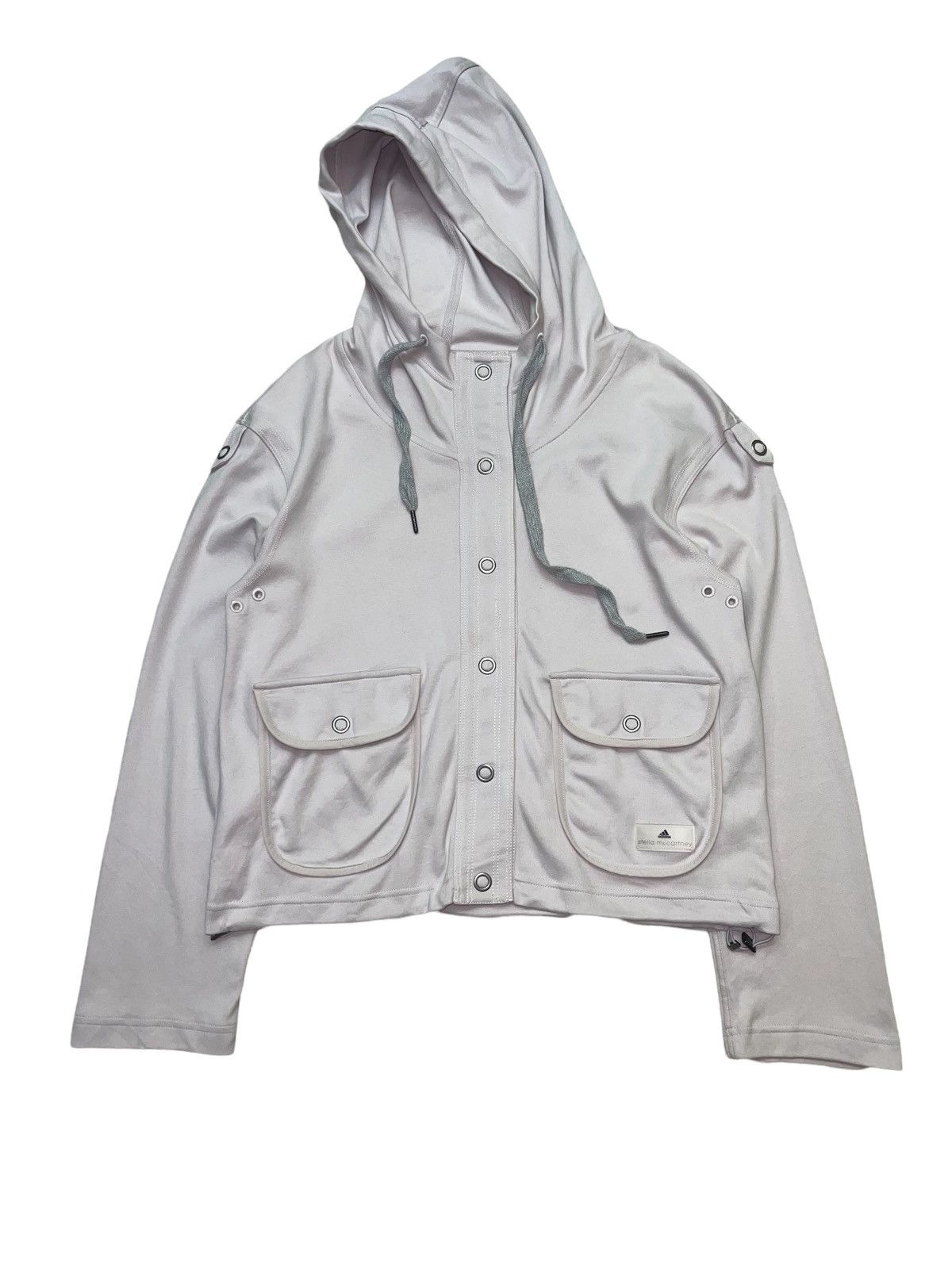 Adidas × Stella McCartney Hoodie Cropped Women Jacket Size ONE SIZE - 1 Thumbnail
