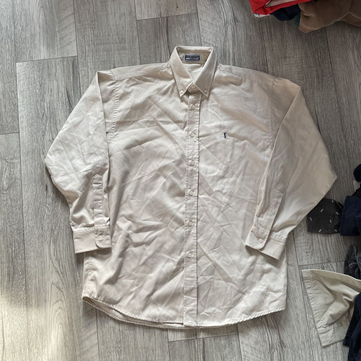 Yves Saint Laurent Rare YSL SAINT LAURENT 90s Vintage shirt Y2K FLANNEL TRAVIS Size US XL / EU 56 / 4 - 1 Thumbnail