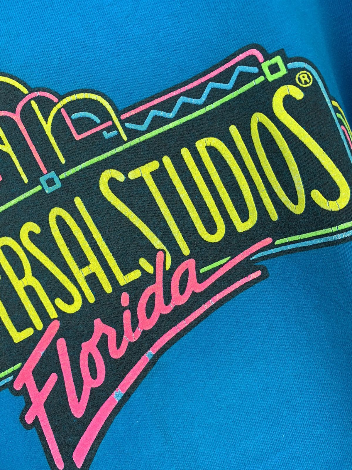 Universal Studios × Vintage Vintage 90s Universal Studios Florida T-Shirt Size US XL / EU 56 / 4 - 4 Thumbnail