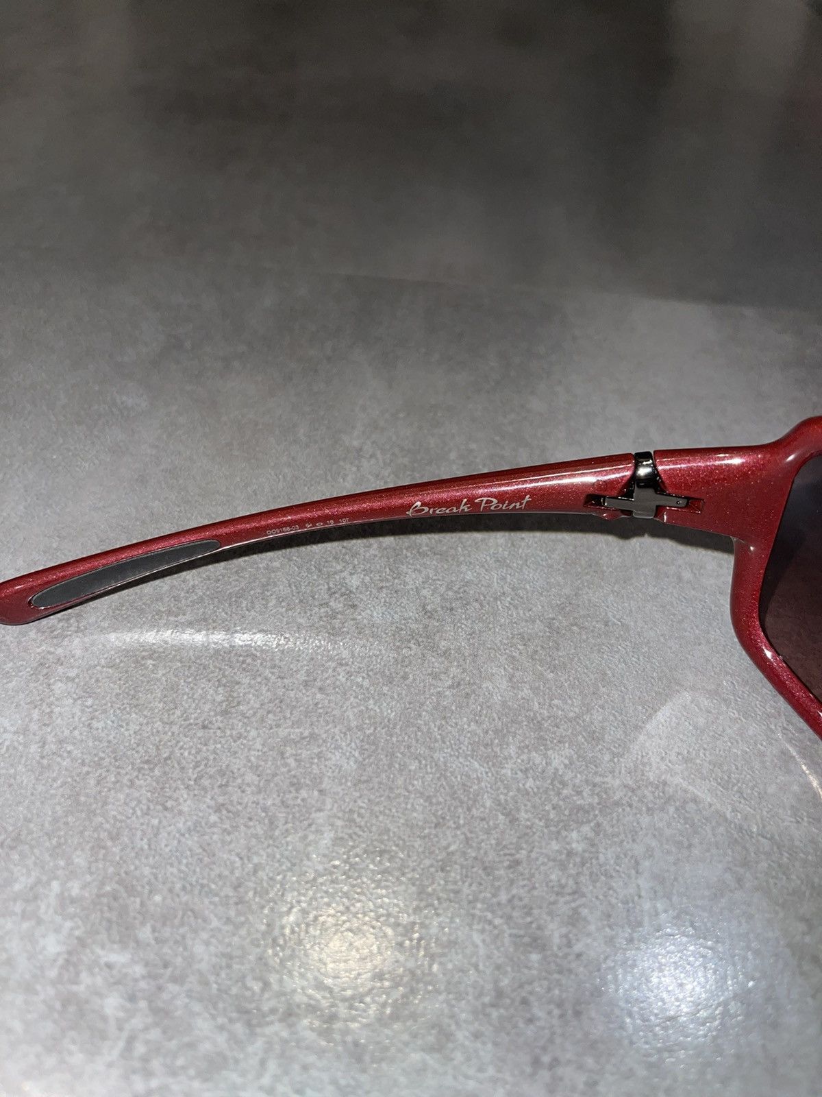 Oakley Oakley OO9168-03 "Break Point" Red Shine Sunglasses Size ONE SIZE - 13 Thumbnail