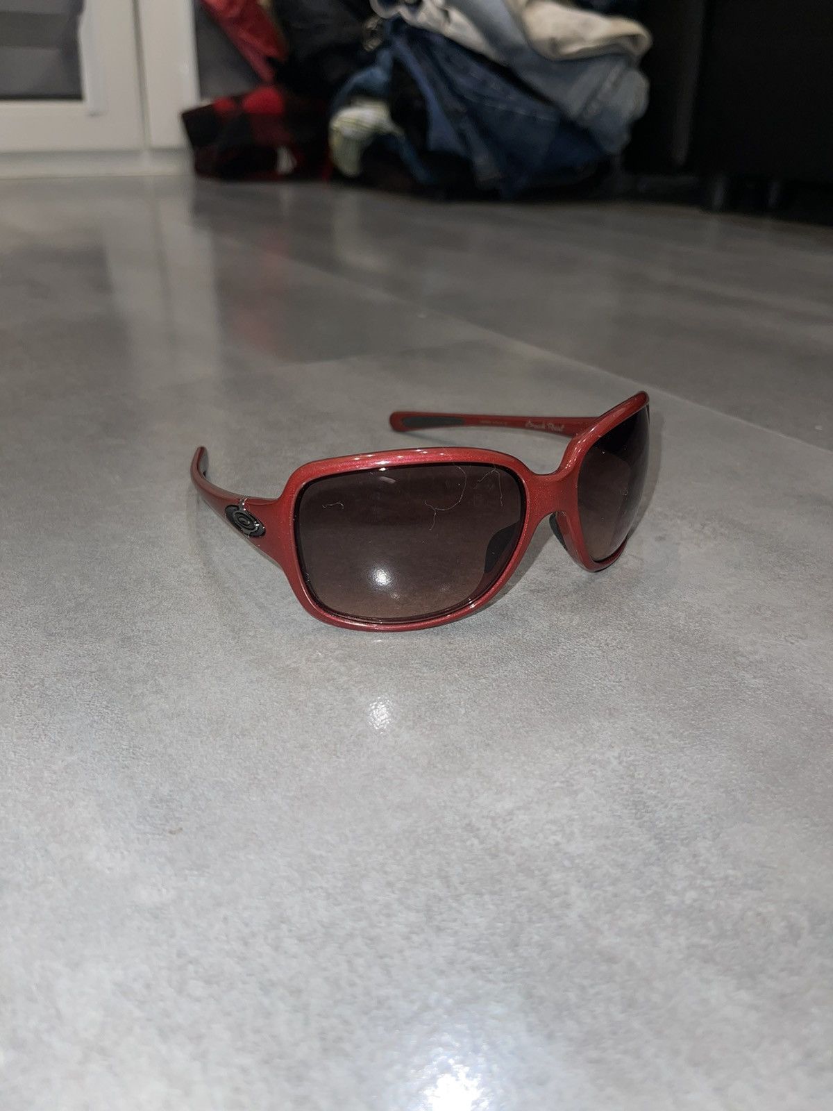 Oakley Oakley OO9168-03 "Break Point" Red Shine Sunglasses Size ONE SIZE - 3 Thumbnail