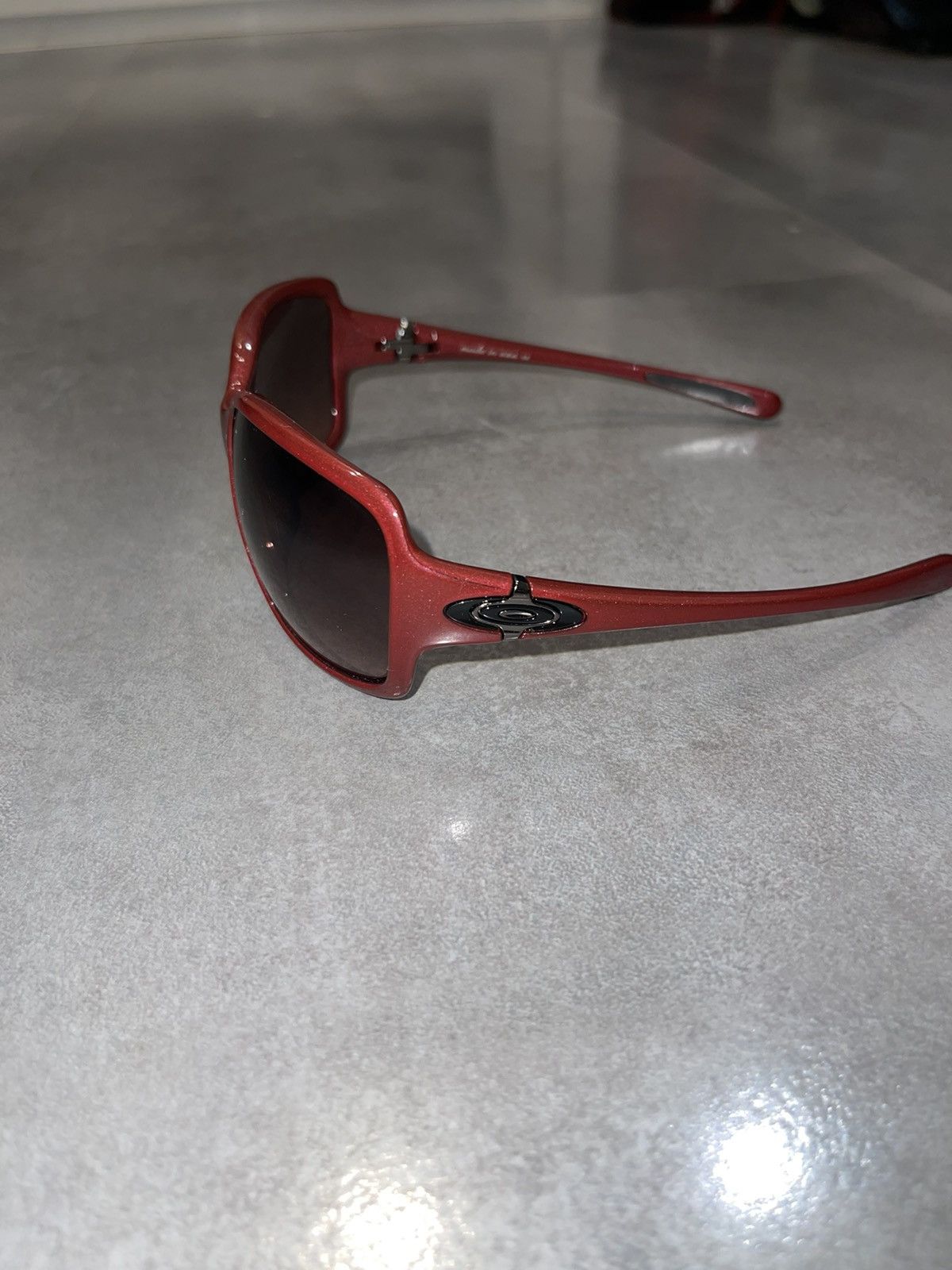 Oakley Oakley OO9168-03 "Break Point" Red Shine Sunglasses Size ONE SIZE - 6 Thumbnail