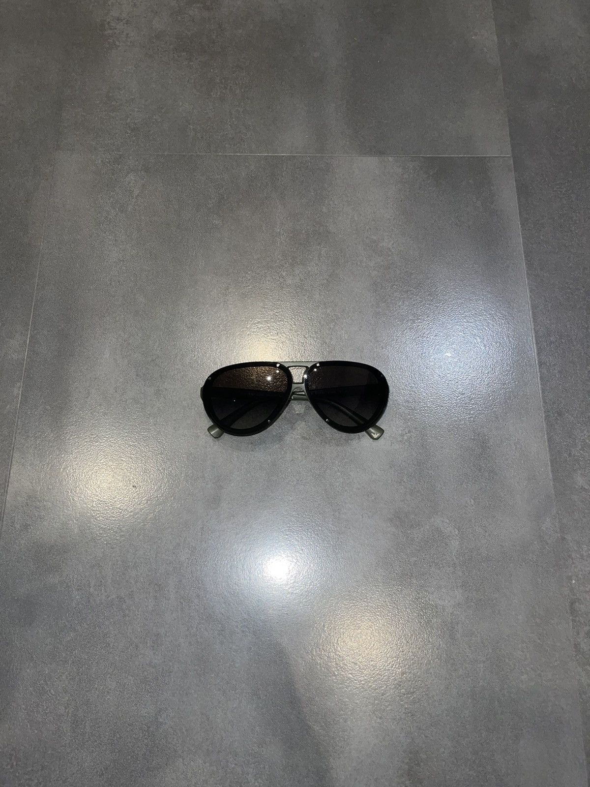 Emporio Armani Emporio Armani EA4010 5058/8E Swamp Aviator Sunglasses Size ONE SIZE - 4 Thumbnail