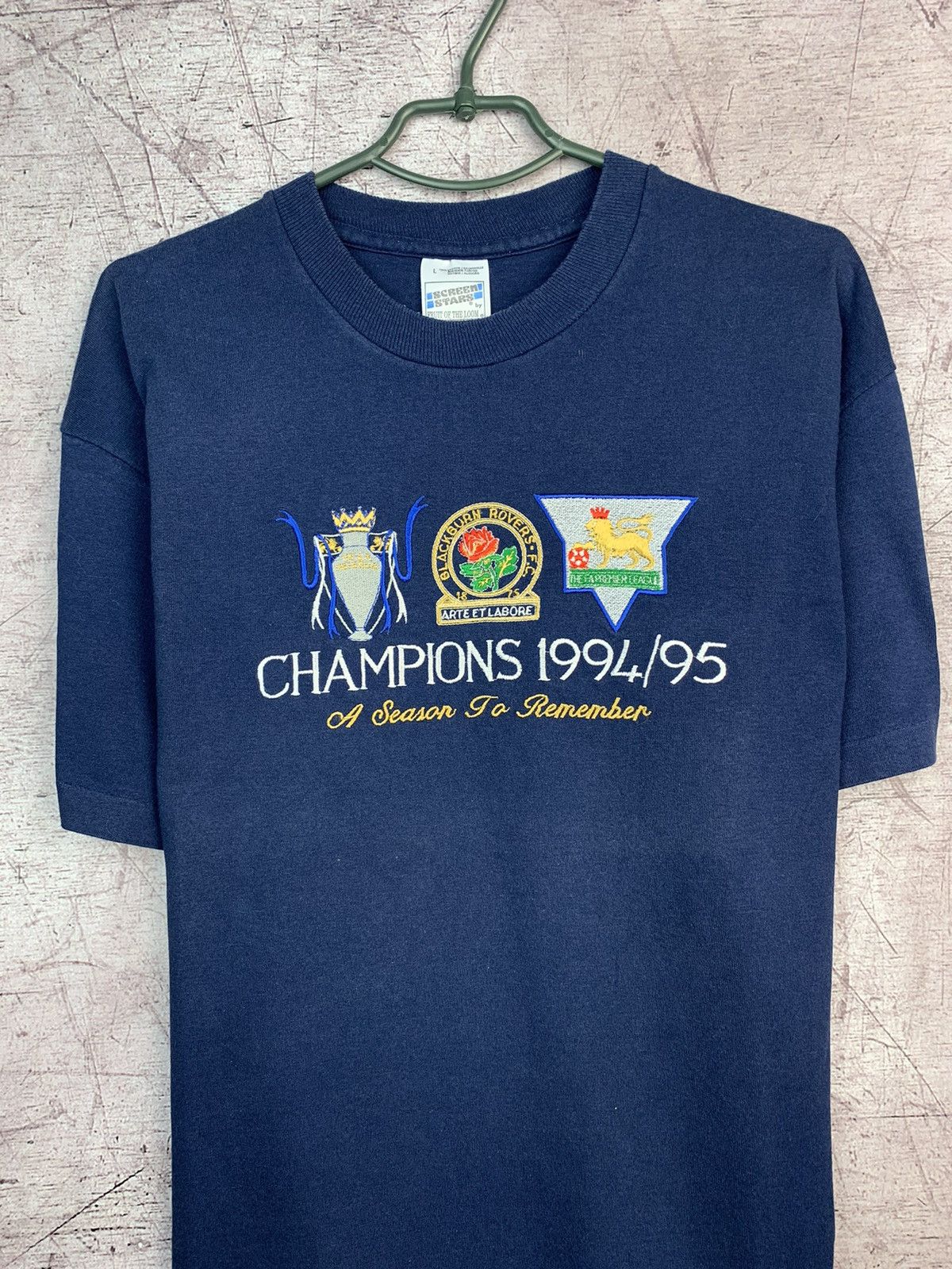Vintage Vintage Blackurn Rovers Champions 1994/1995 Premier League Size US L / EU 52-54 / 3 - 2 Thumbnail